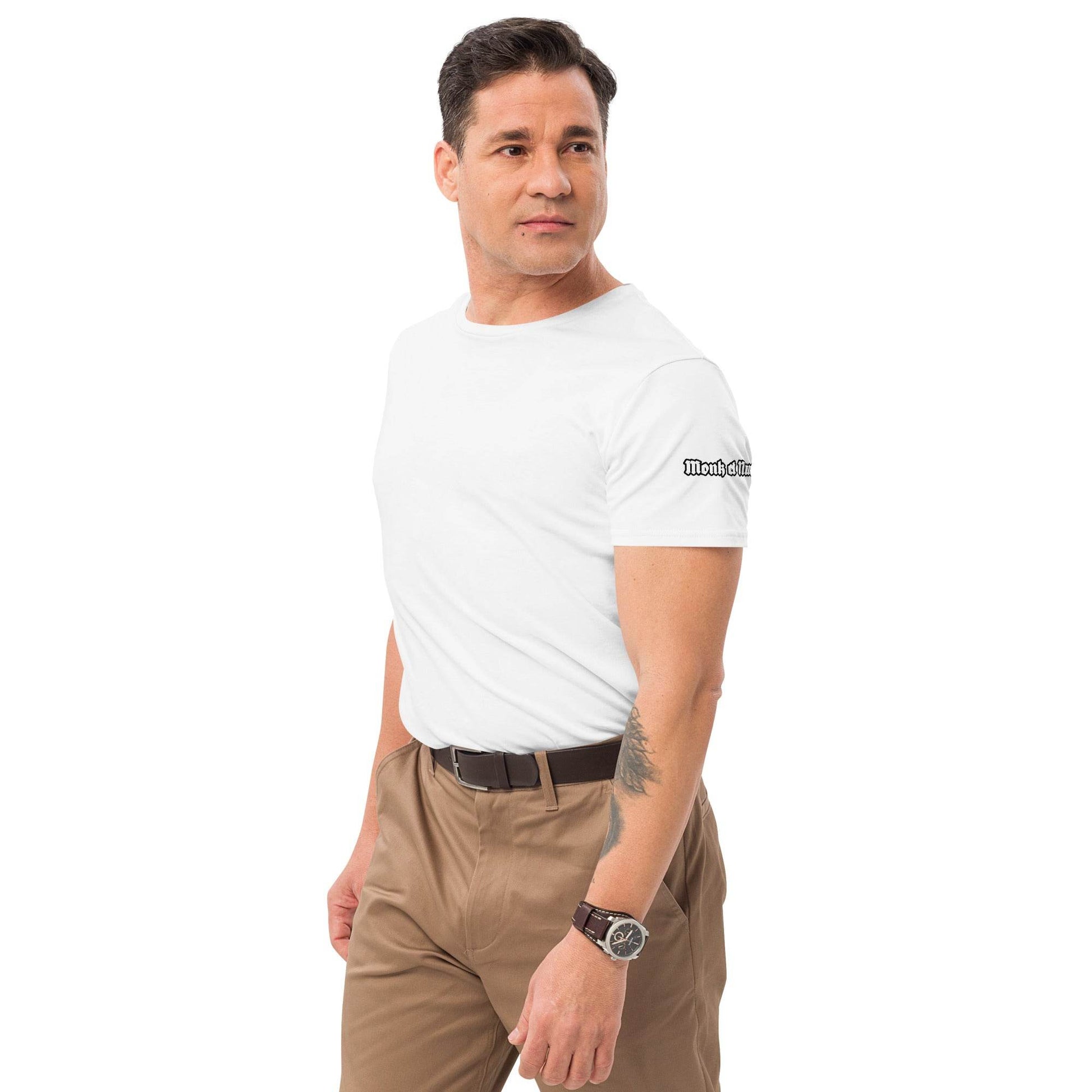 Men's premium 100%cotton t-shirt Design #1 - Monk&Nun UnisexClothing