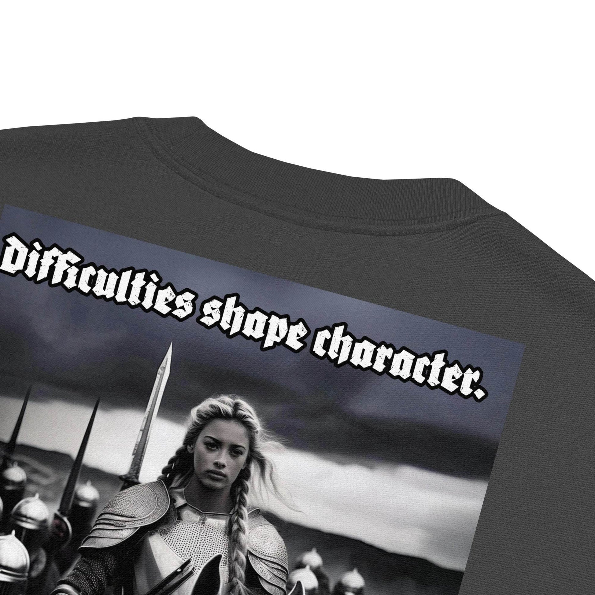 Unisex Oversized faded 100% carded cotton t-shirt Design #14 - Monk&Nun UnisexClothing