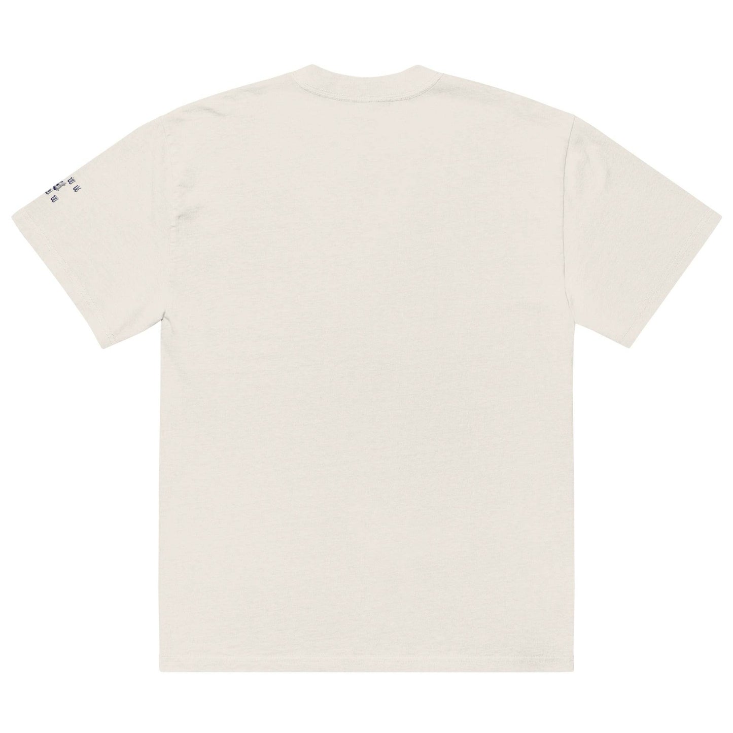 Unisex Oversized faded 100% carded cotton t-shirt Always think positive - Monk&Nun UnisexClothing