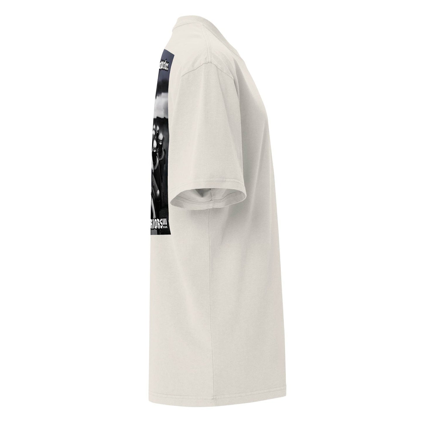 Unisex Oversized faded 100% carded cotton t-shirt Design #14 - Monk&Nun UnisexClothing