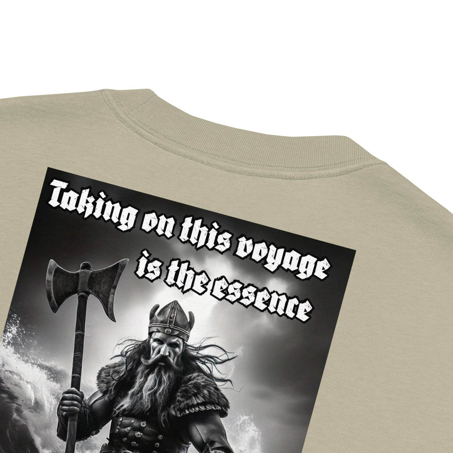 Unisex Oversized faded 100% carded cotton t-shirt Design #12 - Monk&Nun UnisexClothing