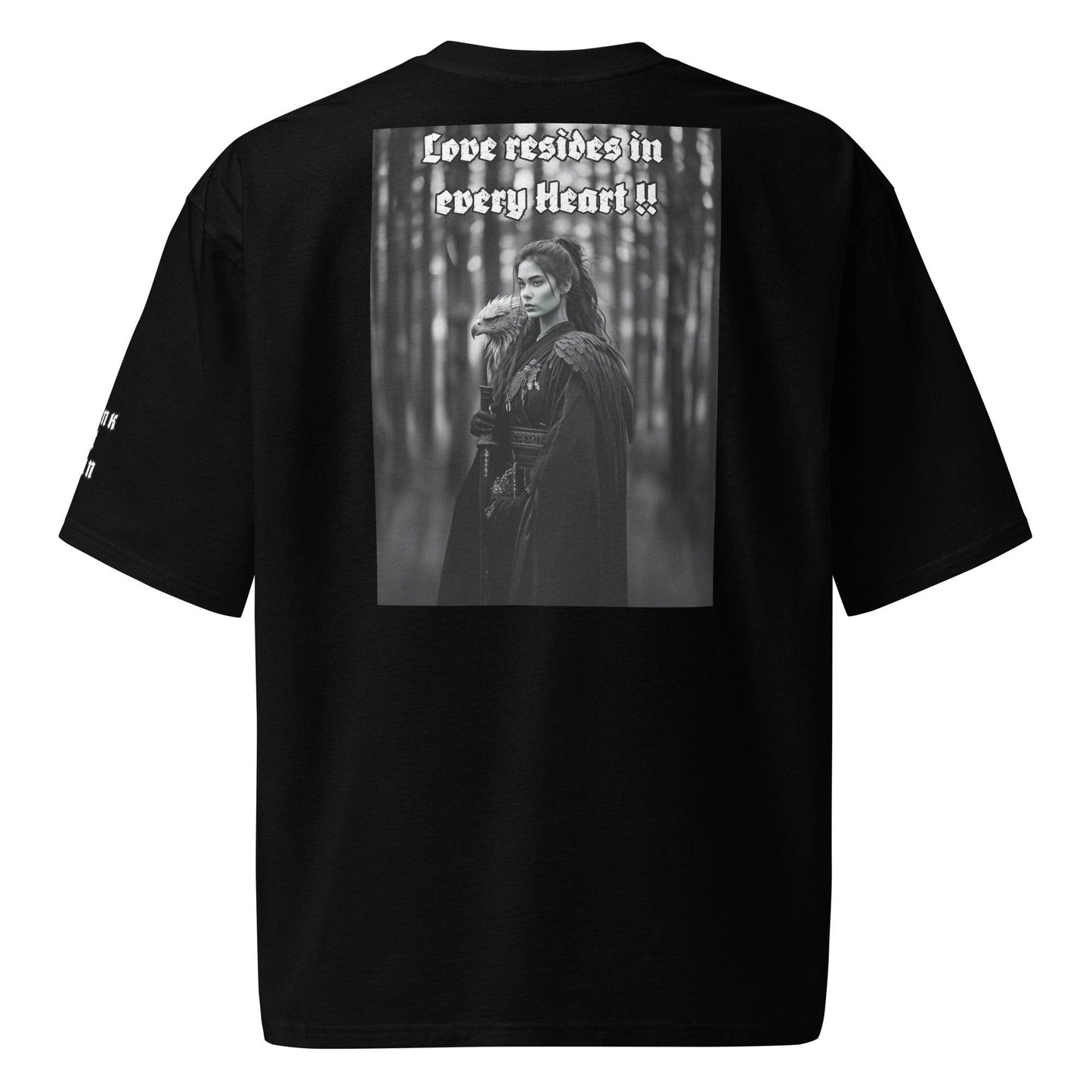 Unisex Oversized 100% premium cotton heavyweight t-shirt Design #1 - Monk&Nun UnisexClothing