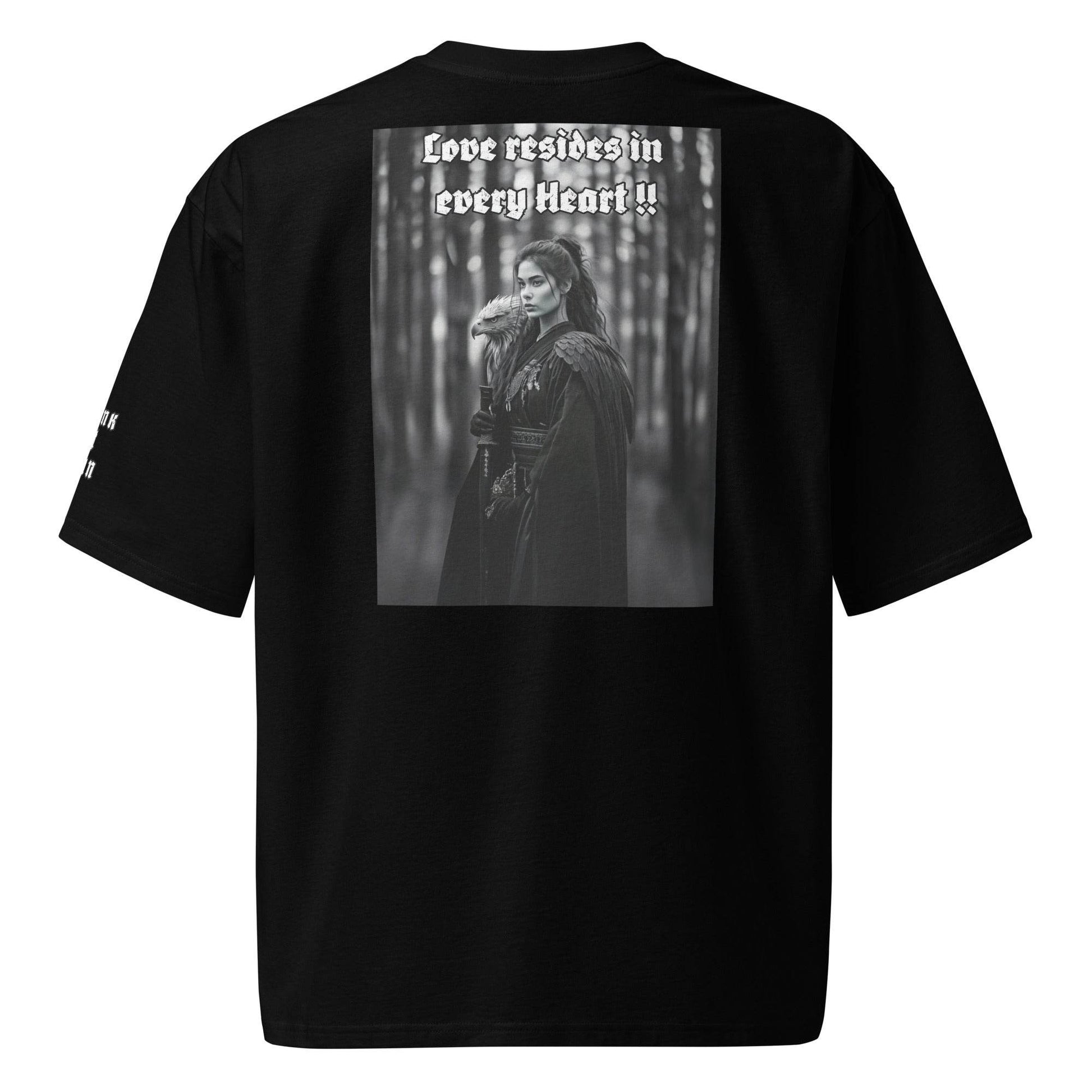 Unisex Oversized 100% premium cotton heavyweight t-shirt Design #1 - Monk&Nun UnisexClothing