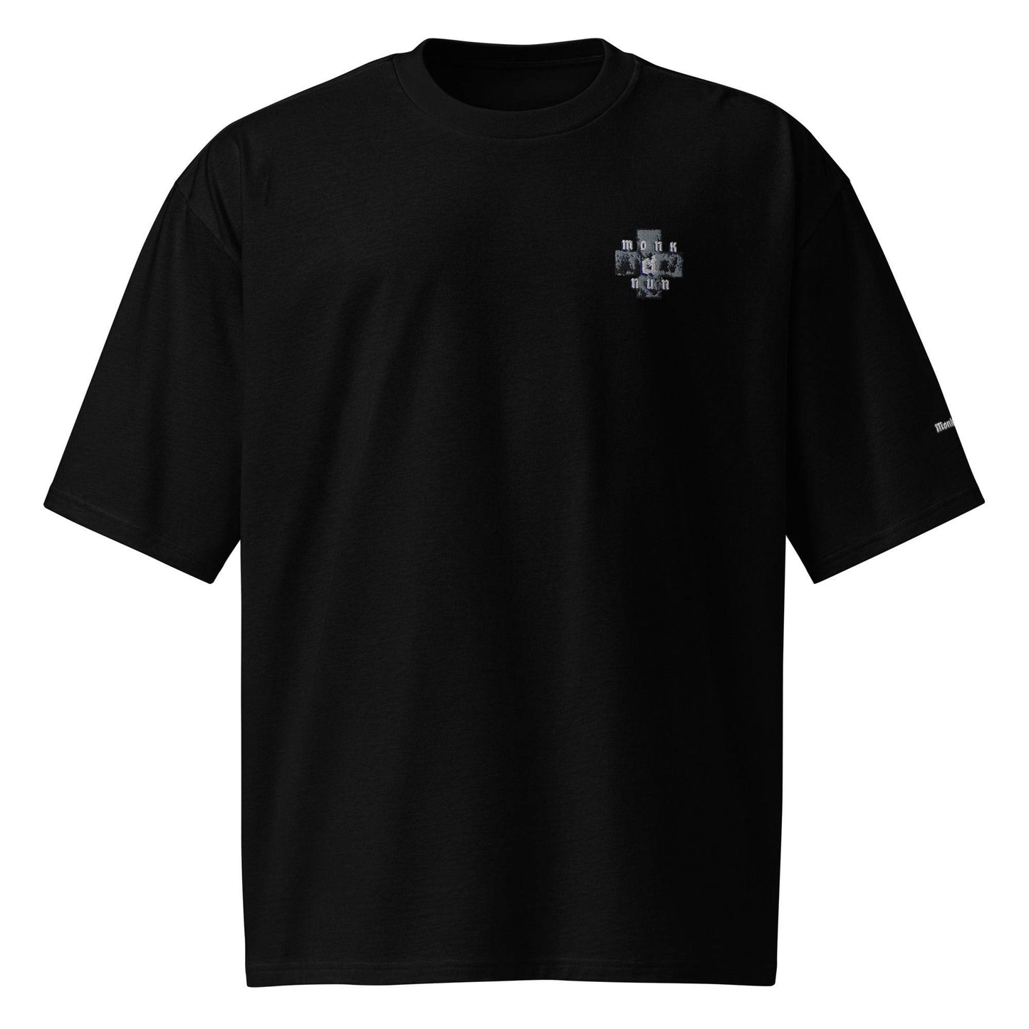 Unisex Oversized 100% premium cotton heavyweight t-shirt Always think positive - Monk&Nun UnisexClothing