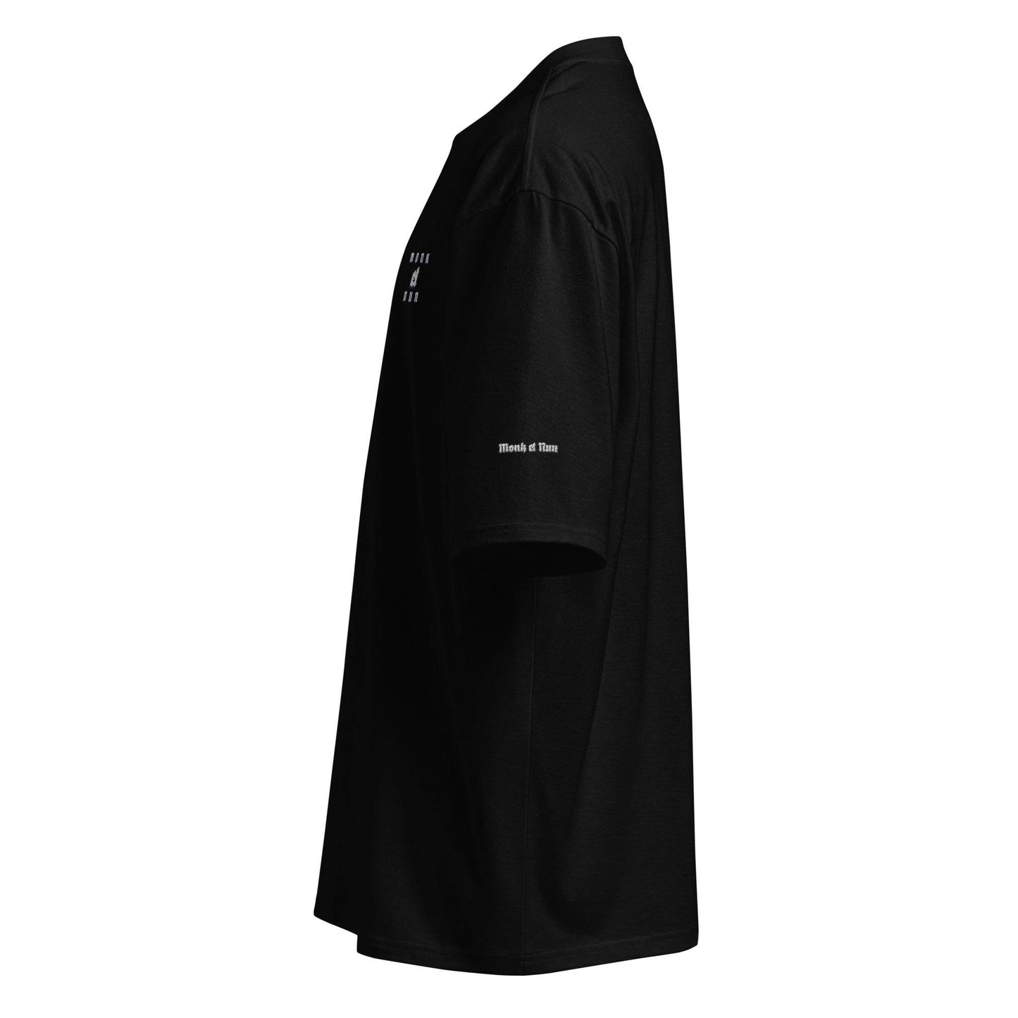 Unisex Oversized 100% premium cotton heavyweight t-shirt Logo - Monk&Nun UnisexClothing