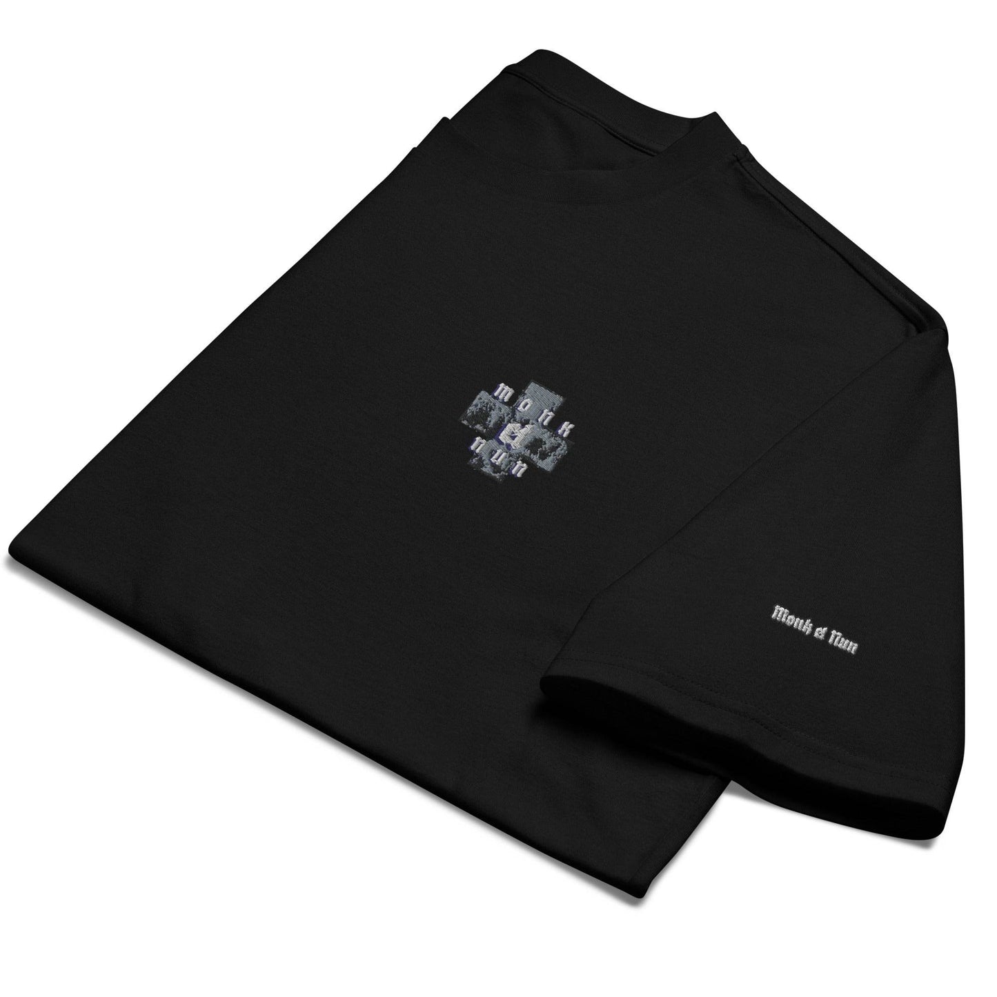 Unisex Oversized 100% premium cotton heavyweight t-shirt Always think positive - Monk&Nun UnisexClothing