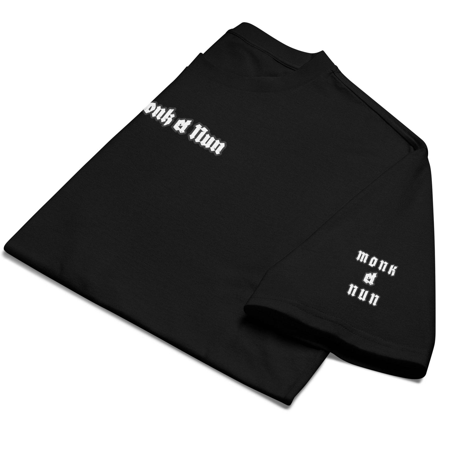 Unisex Oversized 100% premium cotton heavyweight t-shirt Design #1 - Monk&Nun UnisexClothing