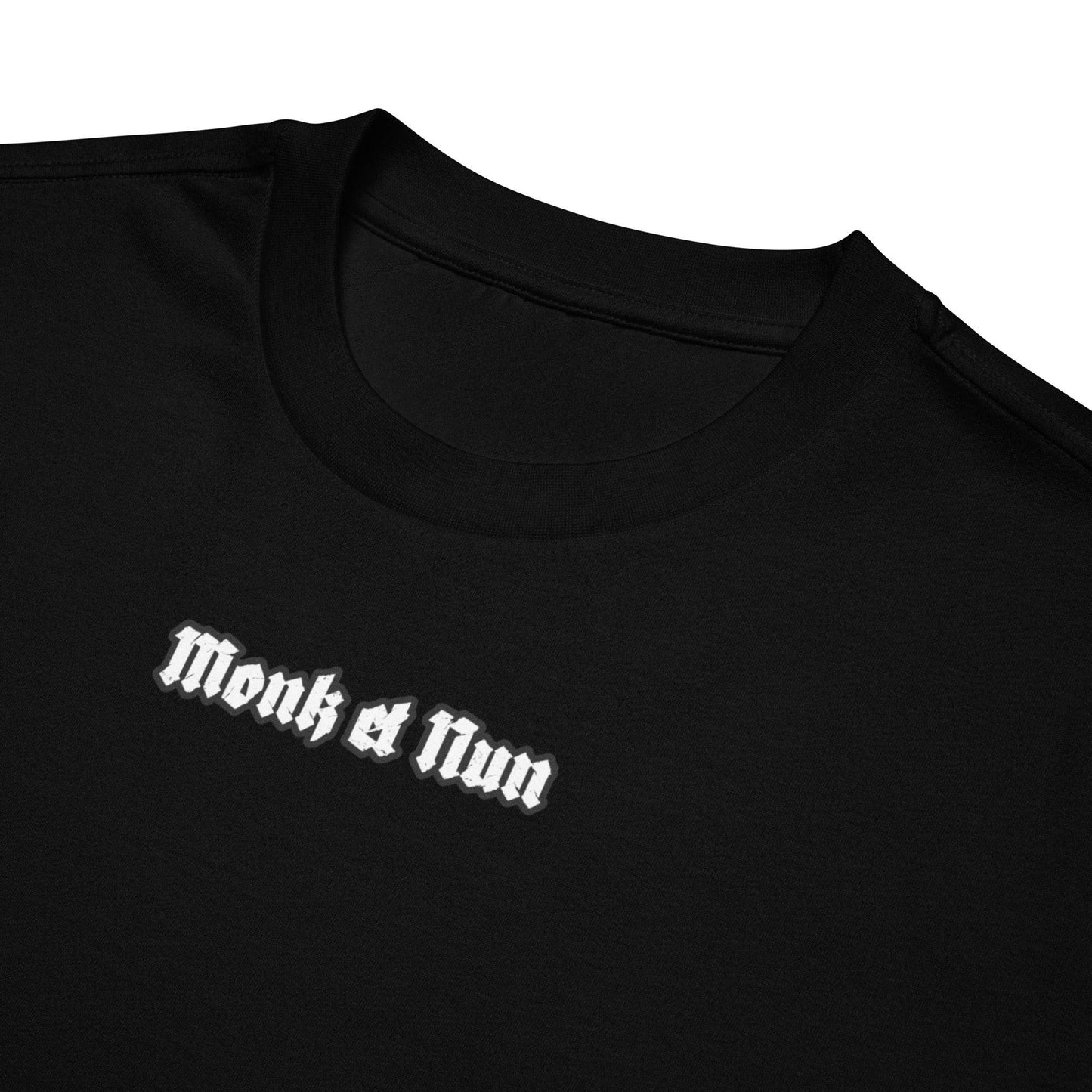 Unisex Oversized 100% premium cotton heavyweight t-shirt Design #1 - Monk&Nun UnisexClothing