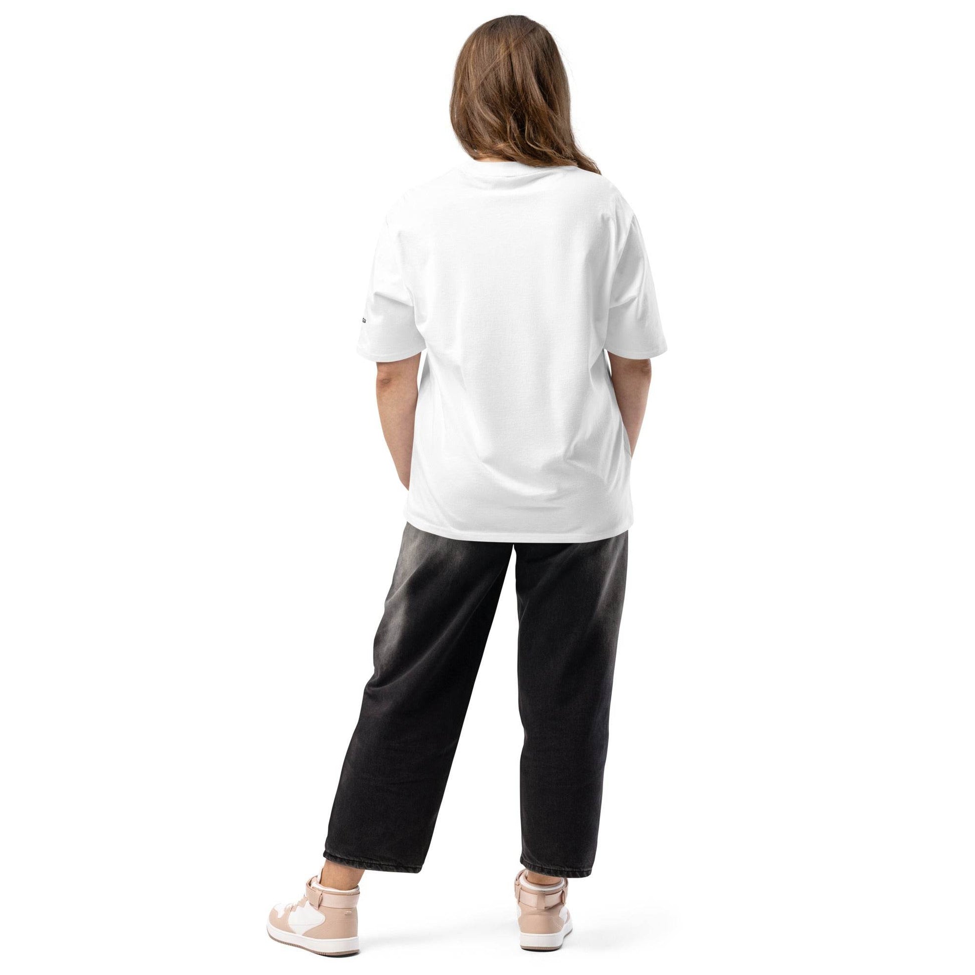 Unisex Oversized 100% premium cotton heavyweight t-shirt Logo - Monk&Nun UnisexClothing