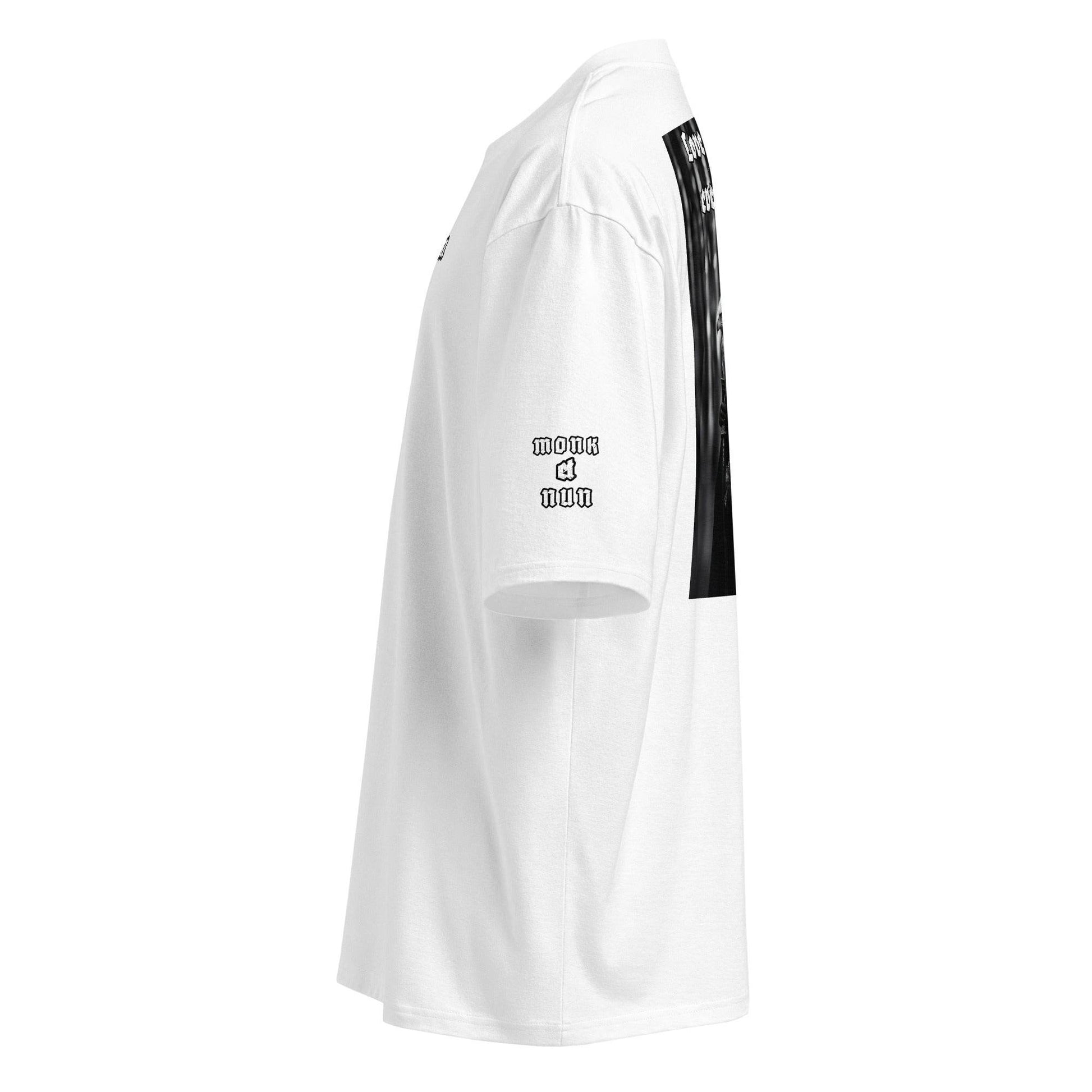 Unisex Oversized 100% premium cotton heavyweight t-shirt Design #1 - Monk&Nun UnisexClothing