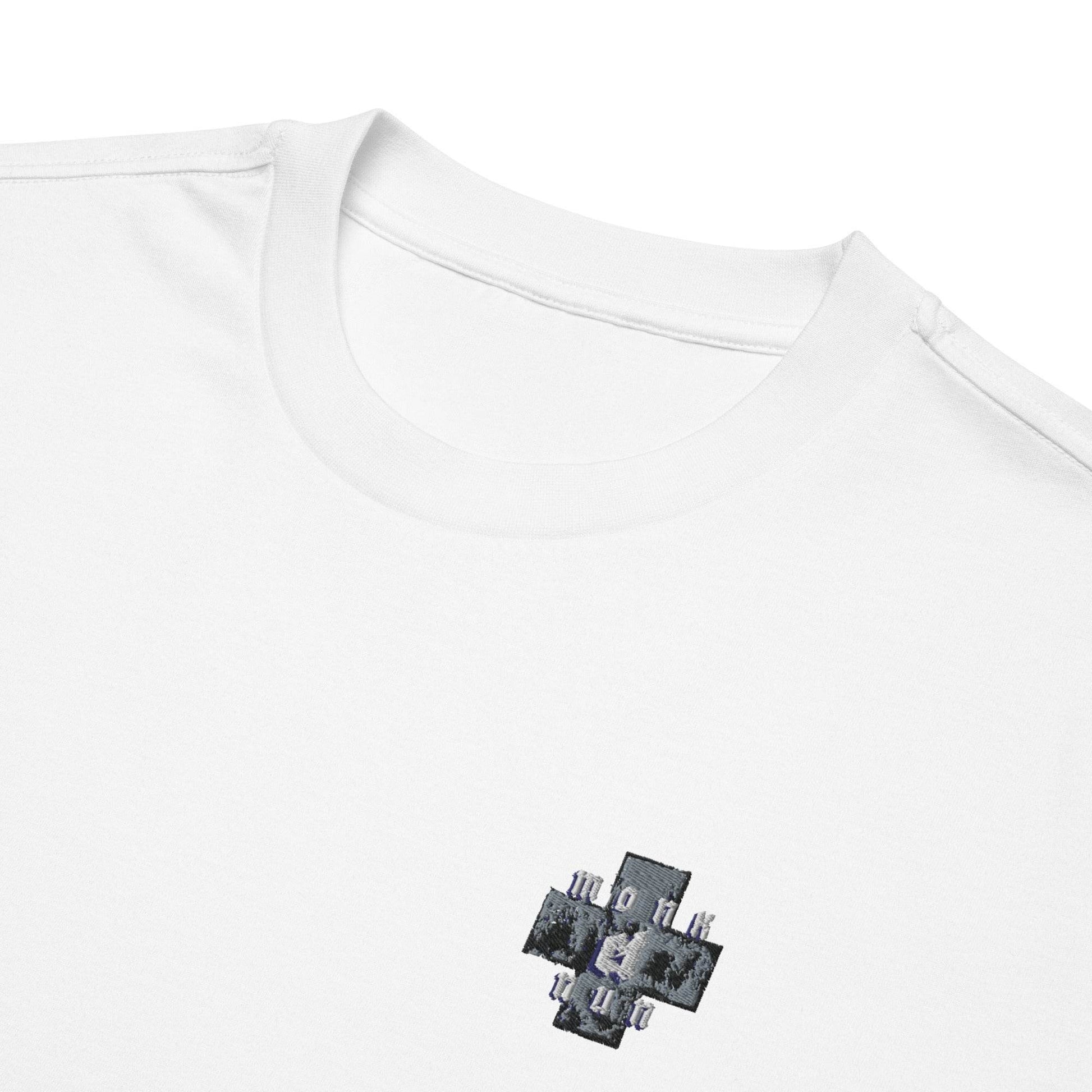 Unisex Oversized 100% premium cotton heavyweight t-shirt Always think positive - Monk&Nun UnisexClothing