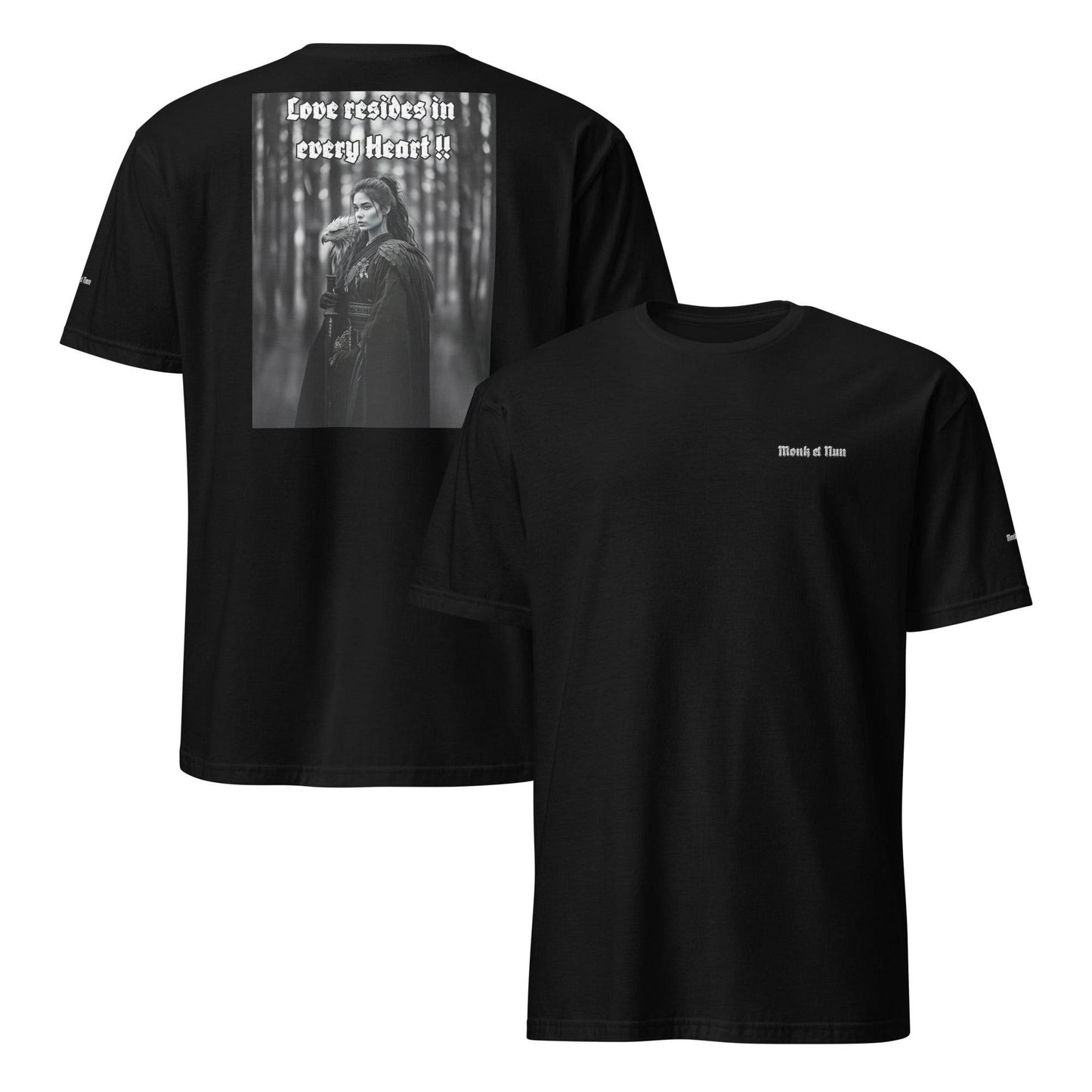 Unisex Short Sleeve 100% ring-spun cotton t-Shirt Design #1 - Monk&Nun UnisexClothing
