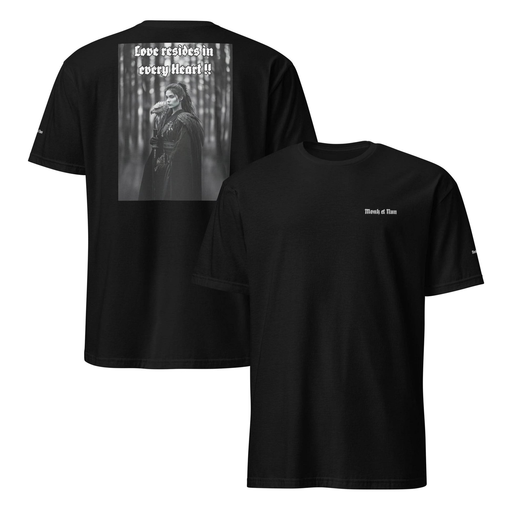 Unisex Short Sleeve 100% ring-spun cotton t-Shirt Design #1 - Monk&Nun UnisexClothing