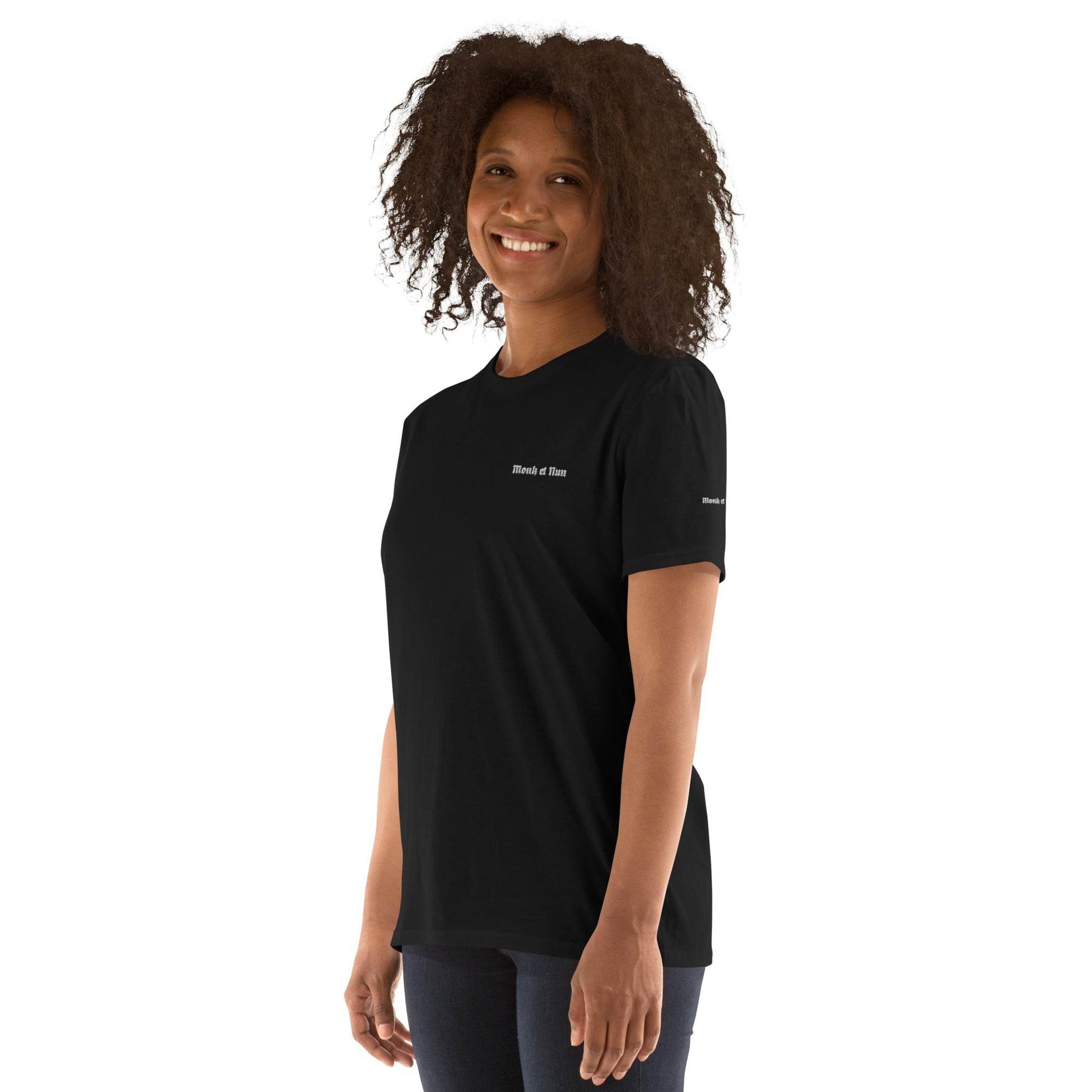 Unisex Short Sleeve 100% ring-spun cotton t-Shirt Design #1 - Monk&Nun UnisexClothing