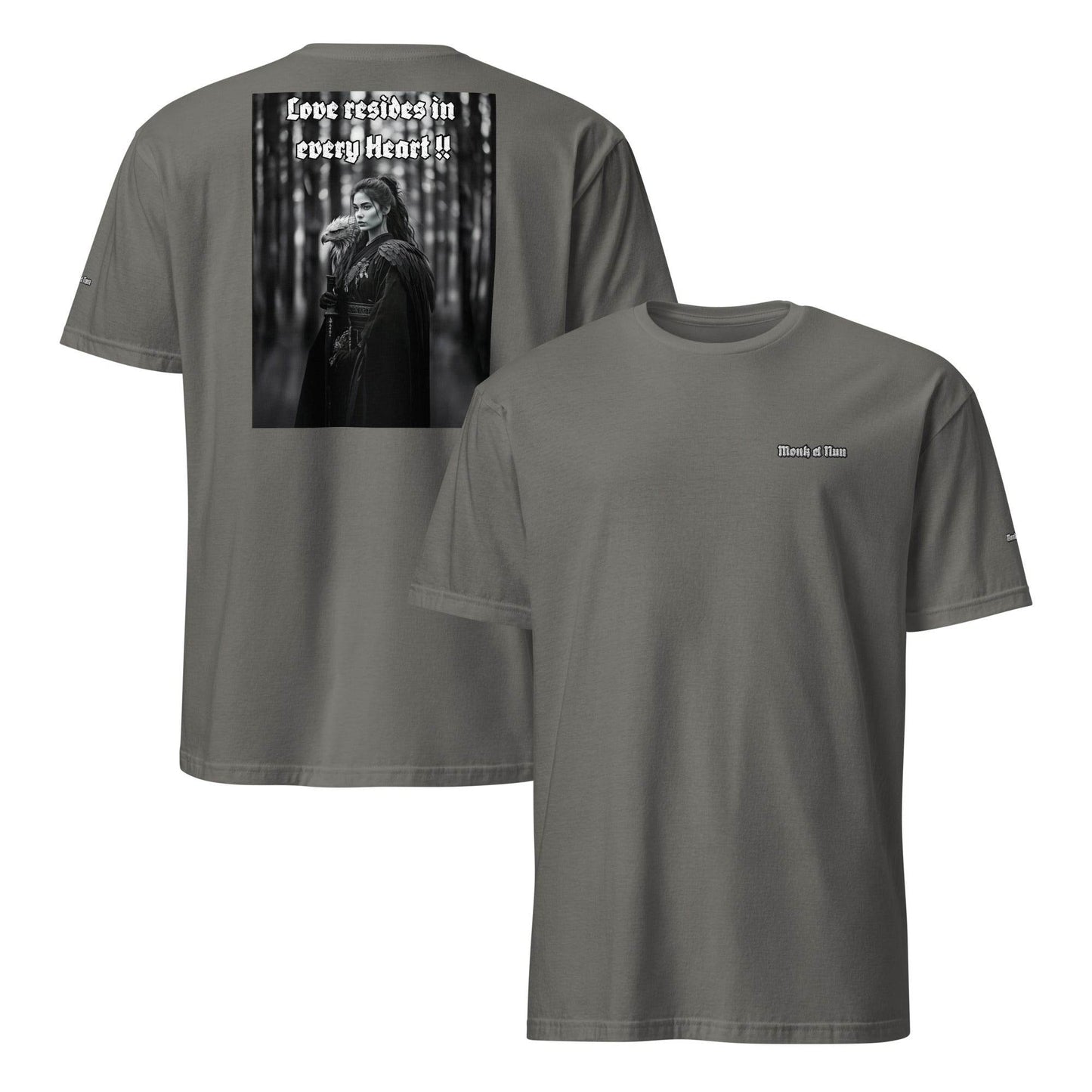 Unisex Short Sleeve 100% ring-spun cotton t-Shirt Design #1 - Monk&Nun UnisexClothing