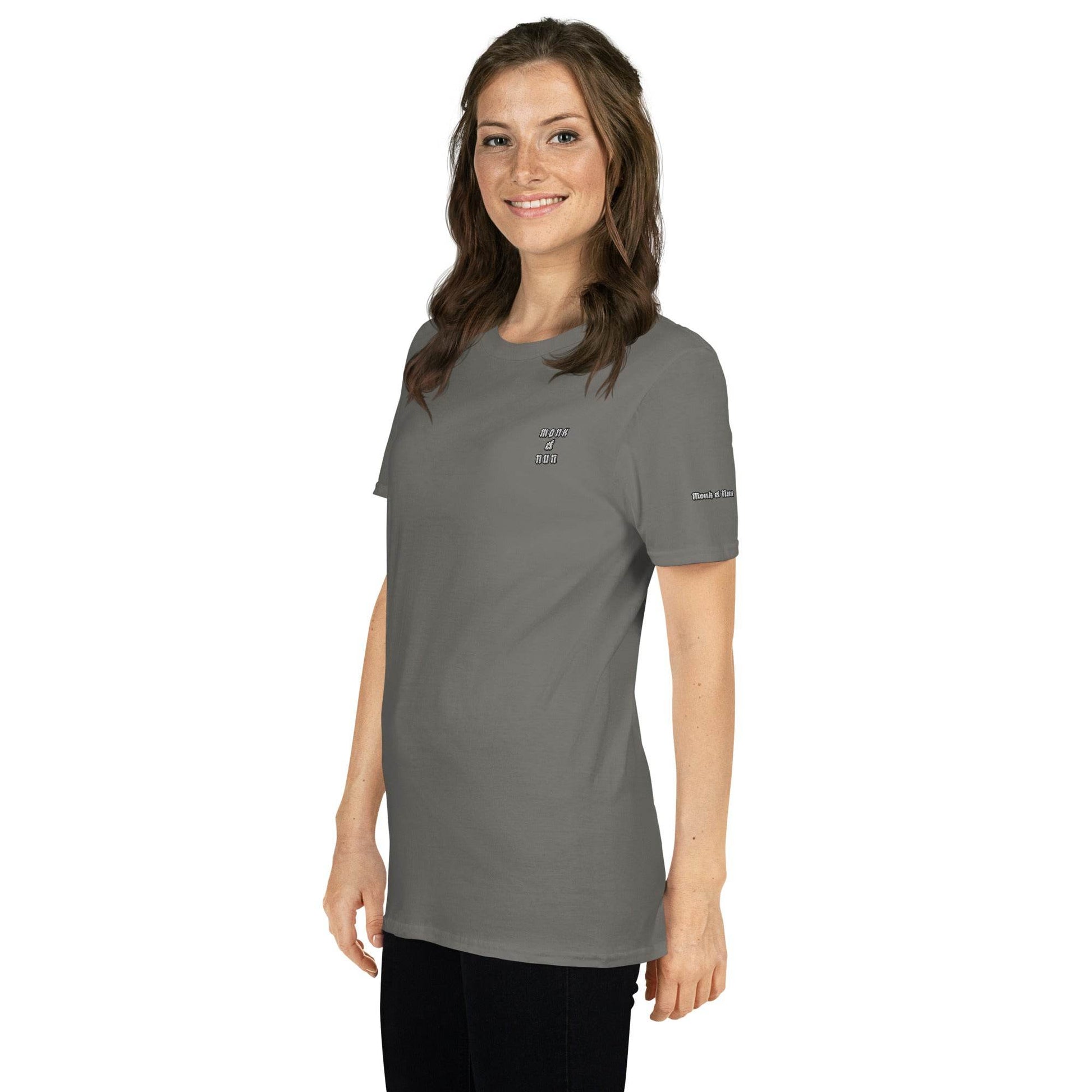 Unisex Short Sleeve 100% ring-spun cotton t-Shirt Always think positive - Monk&Nun UnisexClothing