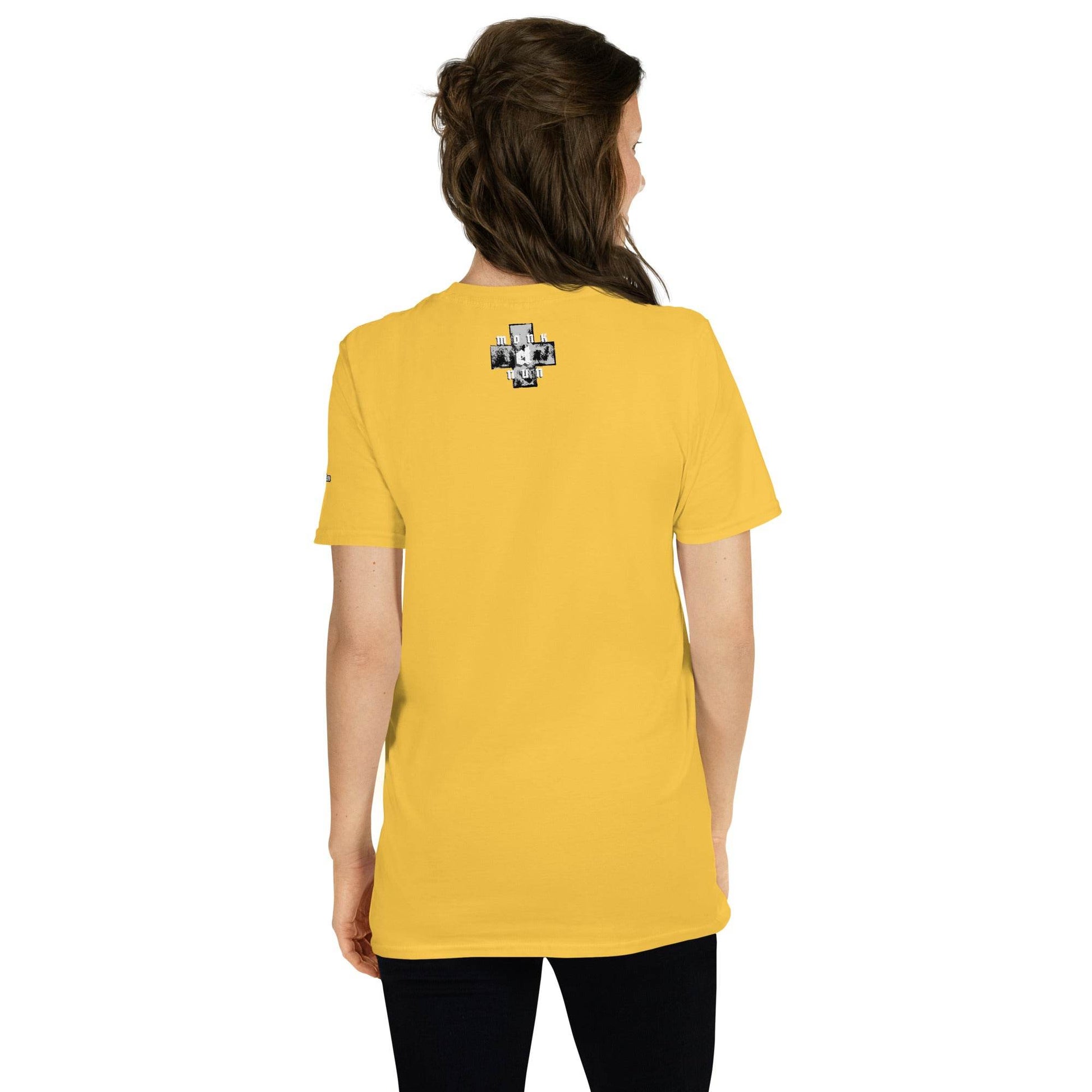 Unisex Short Sleeve 100% ring-spun cotton t-Shirt Always think positive - Monk&Nun UnisexClothing