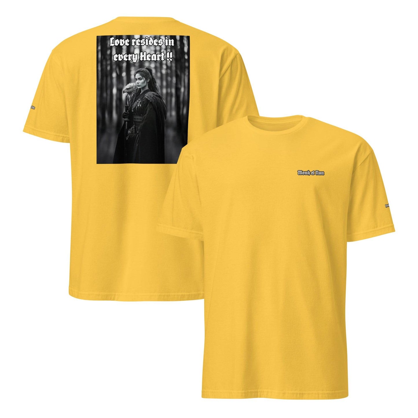 Unisex Short Sleeve 100% ring-spun cotton t-Shirt Design #1 - Monk&Nun UnisexClothing
