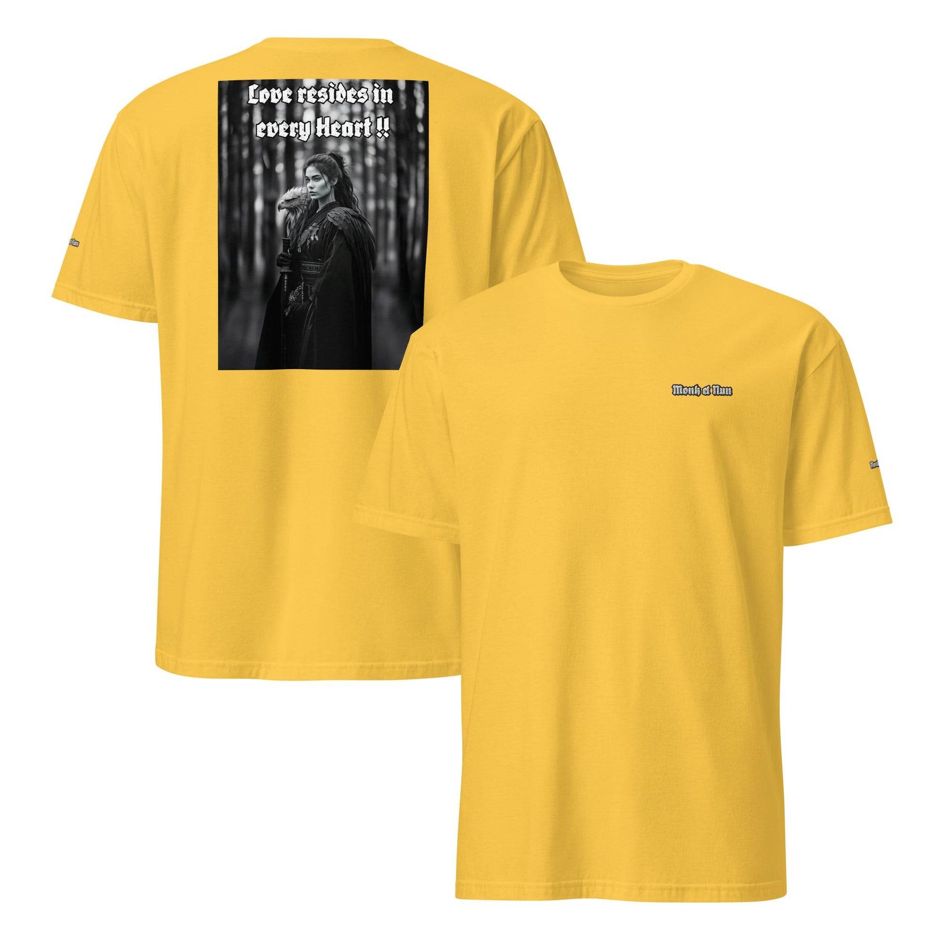 Unisex Short Sleeve 100% ring-spun cotton t-Shirt Design #1 - Monk&Nun UnisexClothing