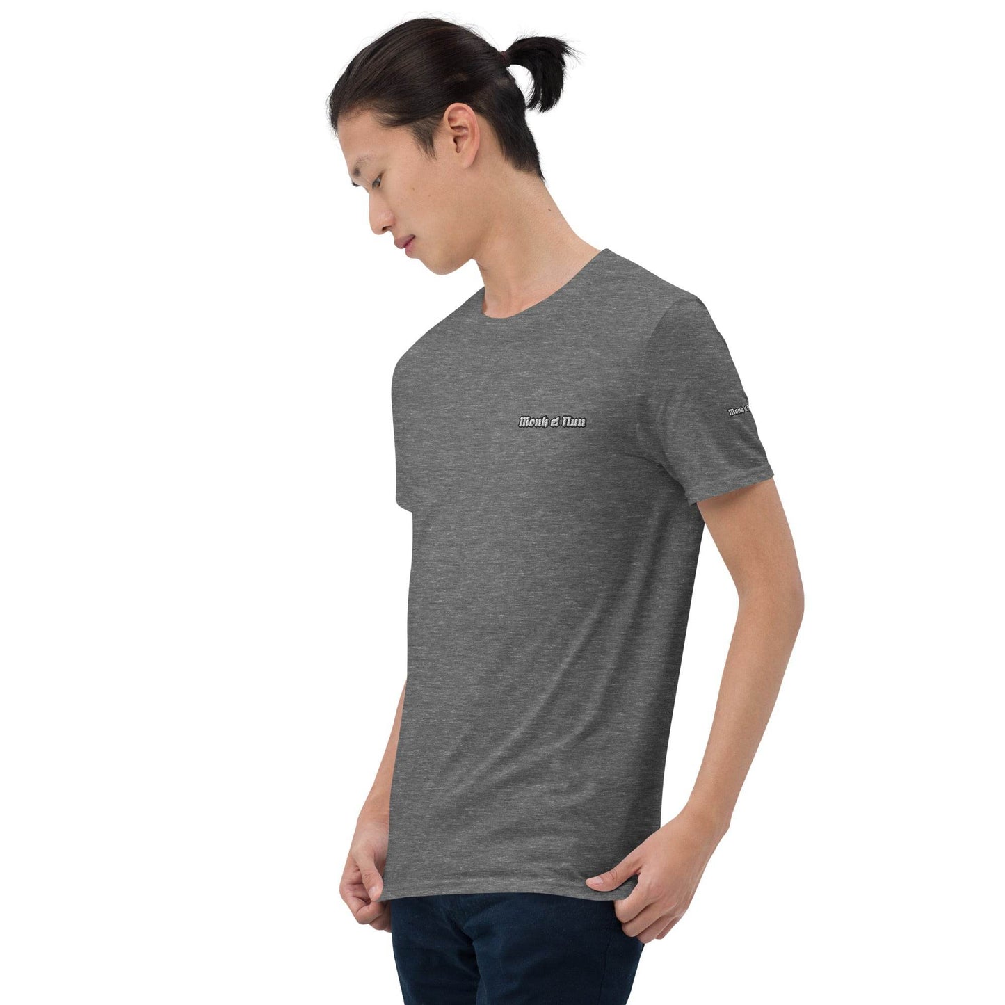 Unisex Short Sleeve 100% ring-spun cotton t-Shirt Design #1 - Monk&Nun UnisexClothing