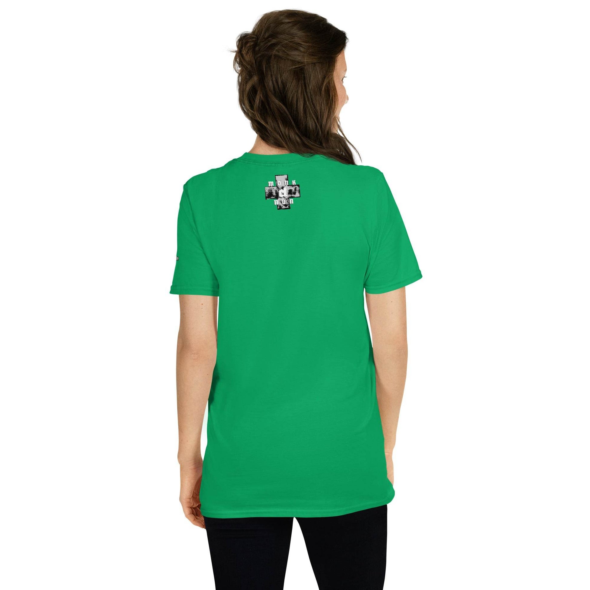 Unisex Short Sleeve 100% ring-spun cotton t-Shirt Always think positive - Monk&Nun UnisexClothing
