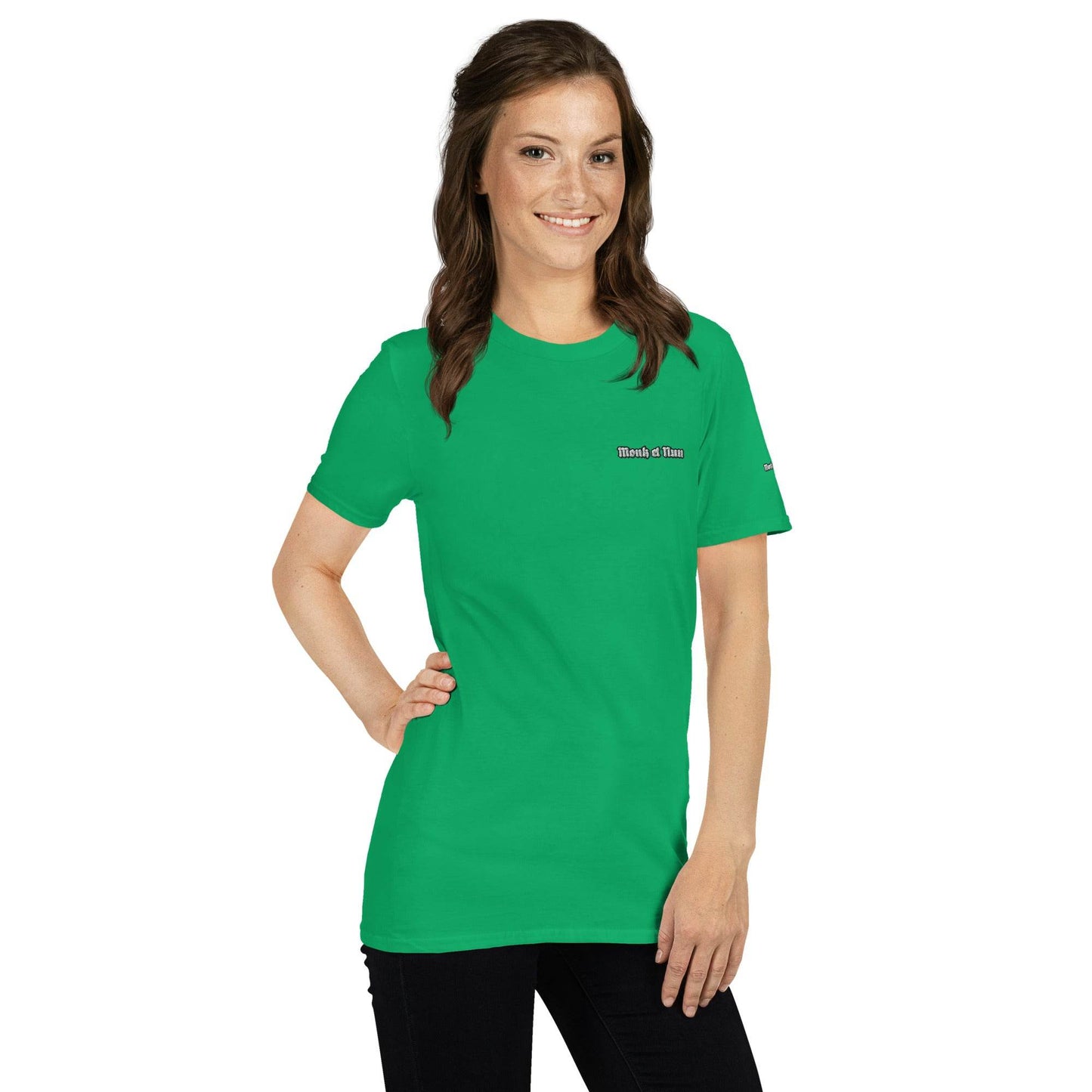 Unisex Short Sleeve 100% ring-spun cotton t-Shirt Design #12 - Monk&Nun UnisexClothing