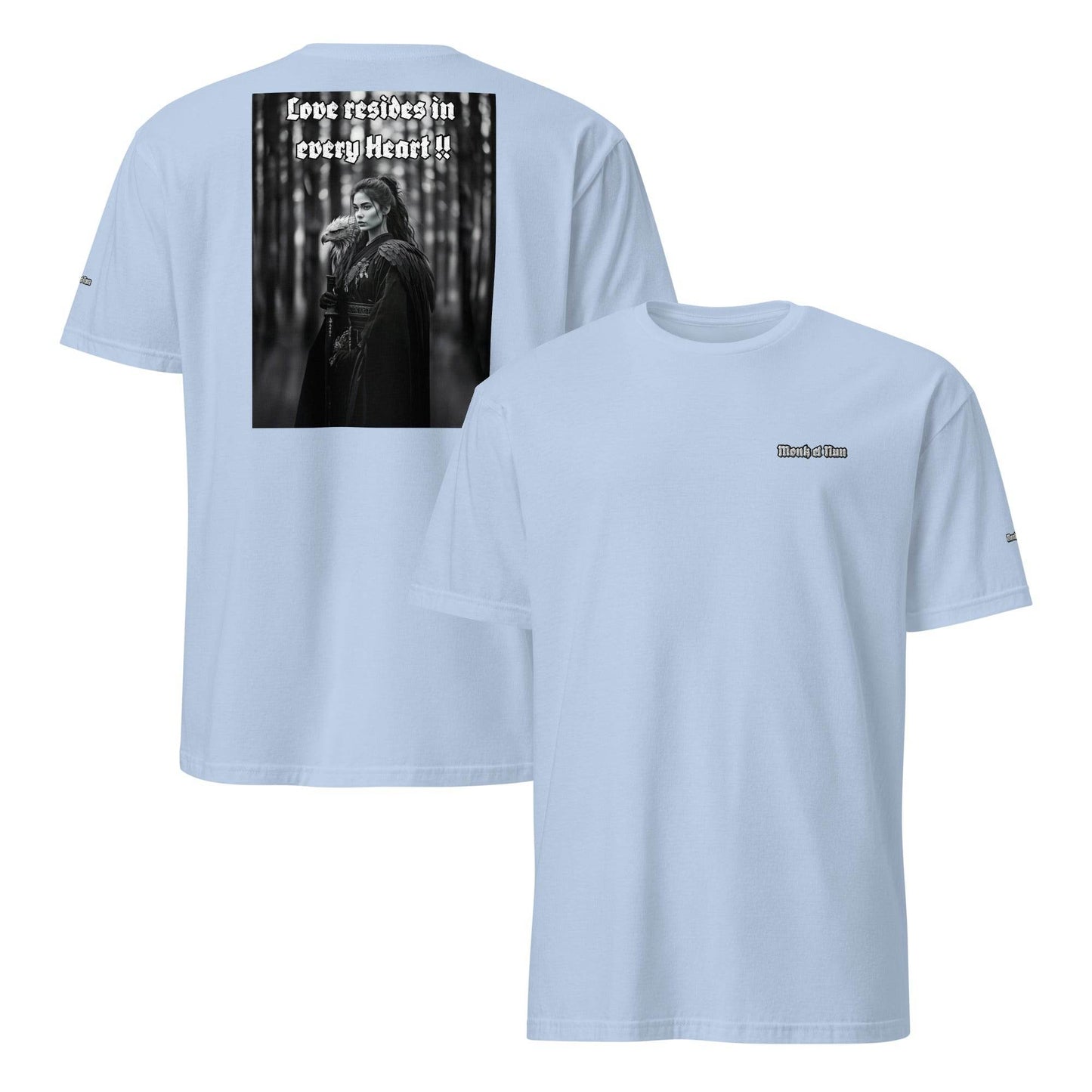 Unisex Short Sleeve 100% ring-spun cotton t-Shirt Design #1 - Monk&Nun UnisexClothing