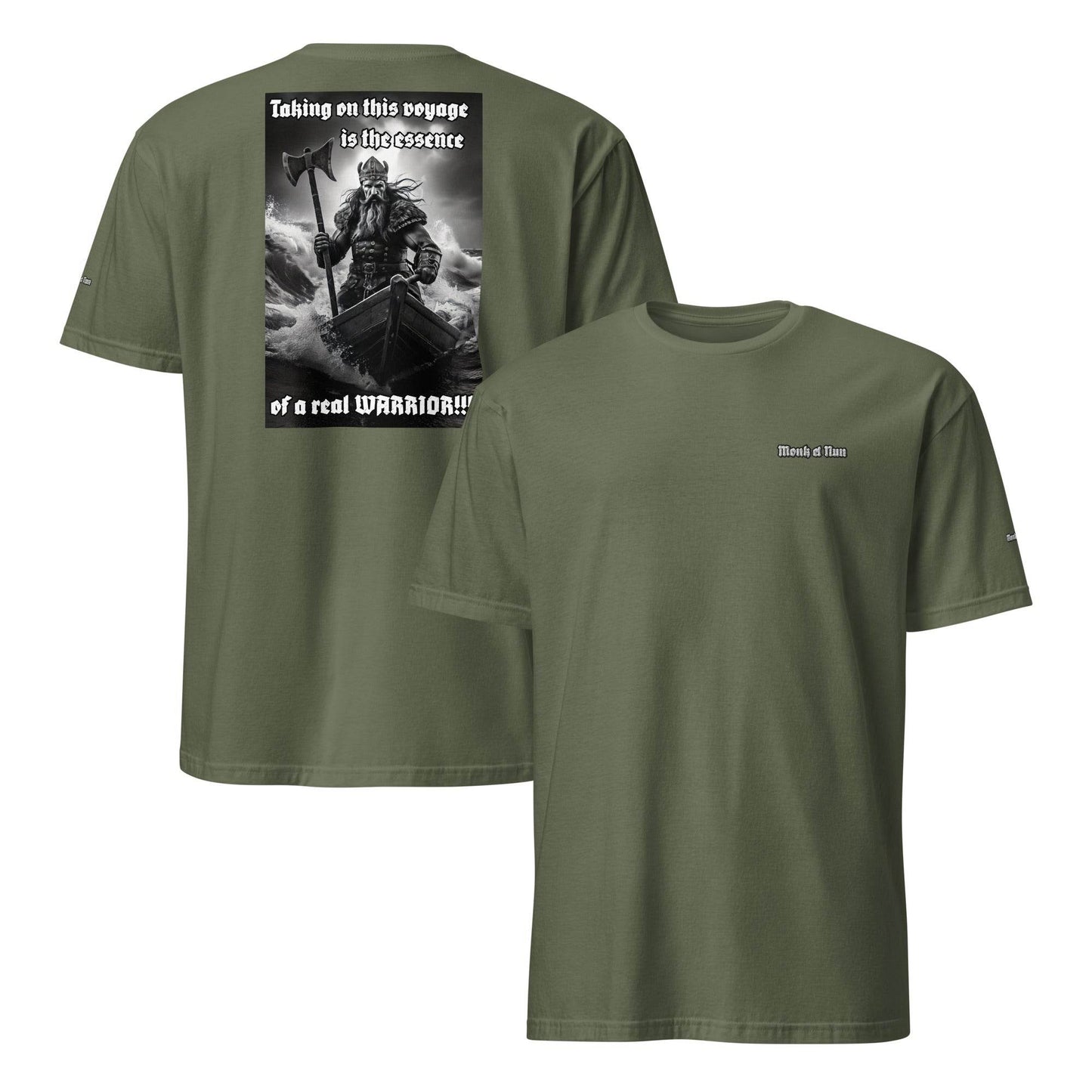 Unisex Short Sleeve 100% ring-spun cotton t-Shirt Design #12 - Monk&Nun UnisexClothing