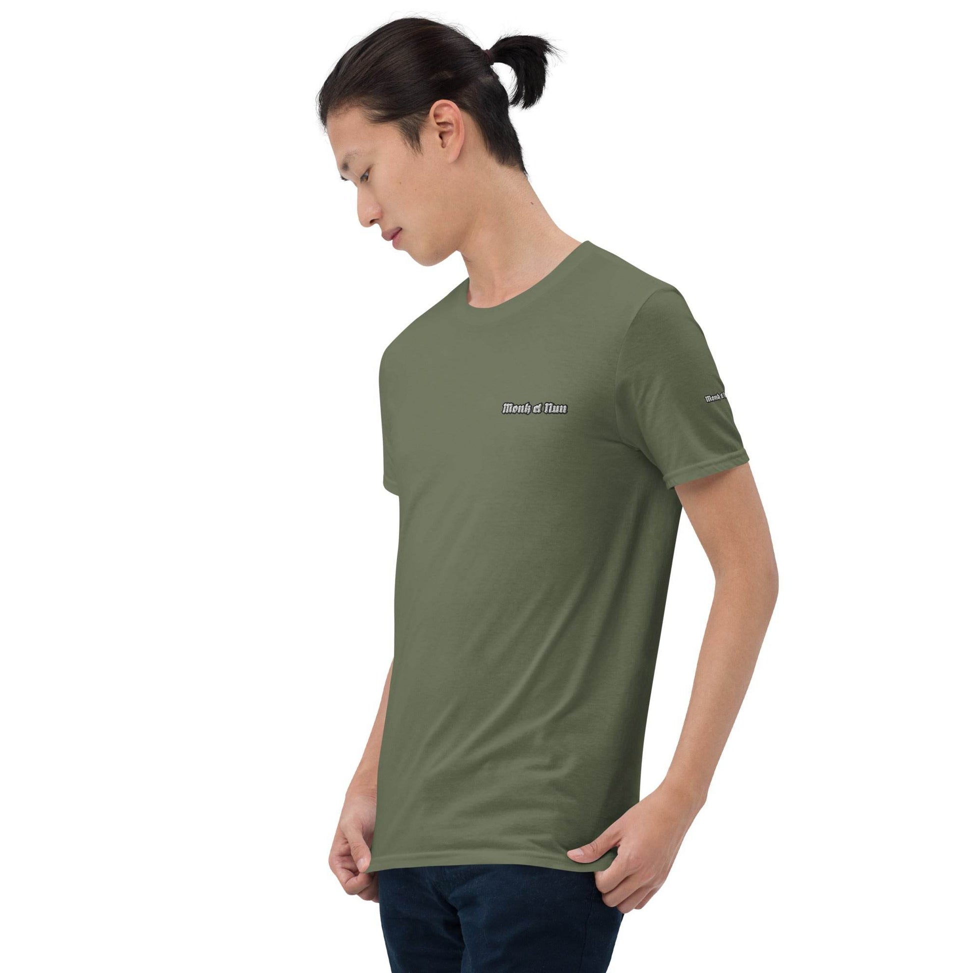 Unisex Short Sleeve 100% ring-spun cotton t-Shirt Design #1 - Monk&Nun UnisexClothing
