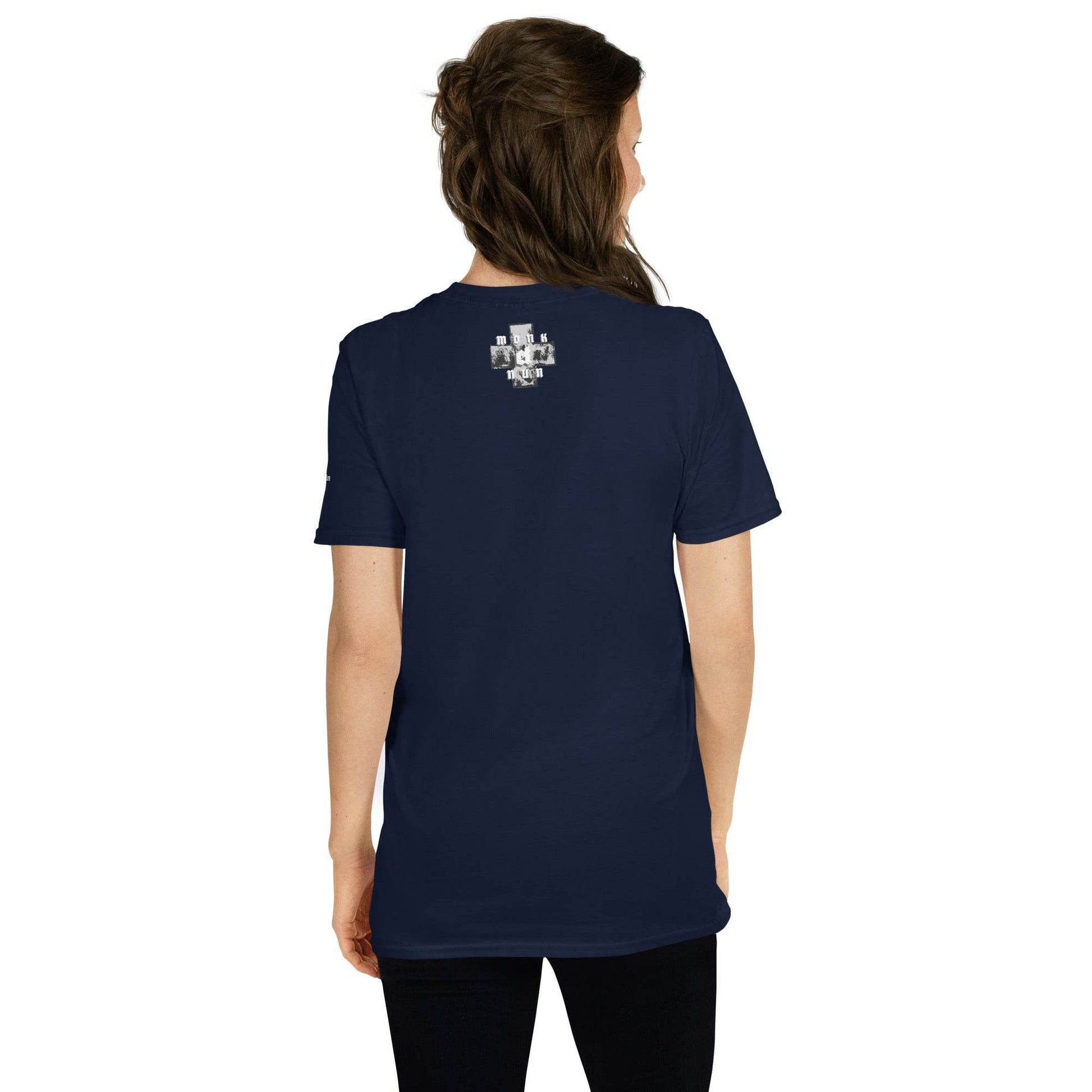 Unisex Short Sleeve 100% ring-spun cotton t-Shirt Always think positive - Monk&Nun UnisexClothing