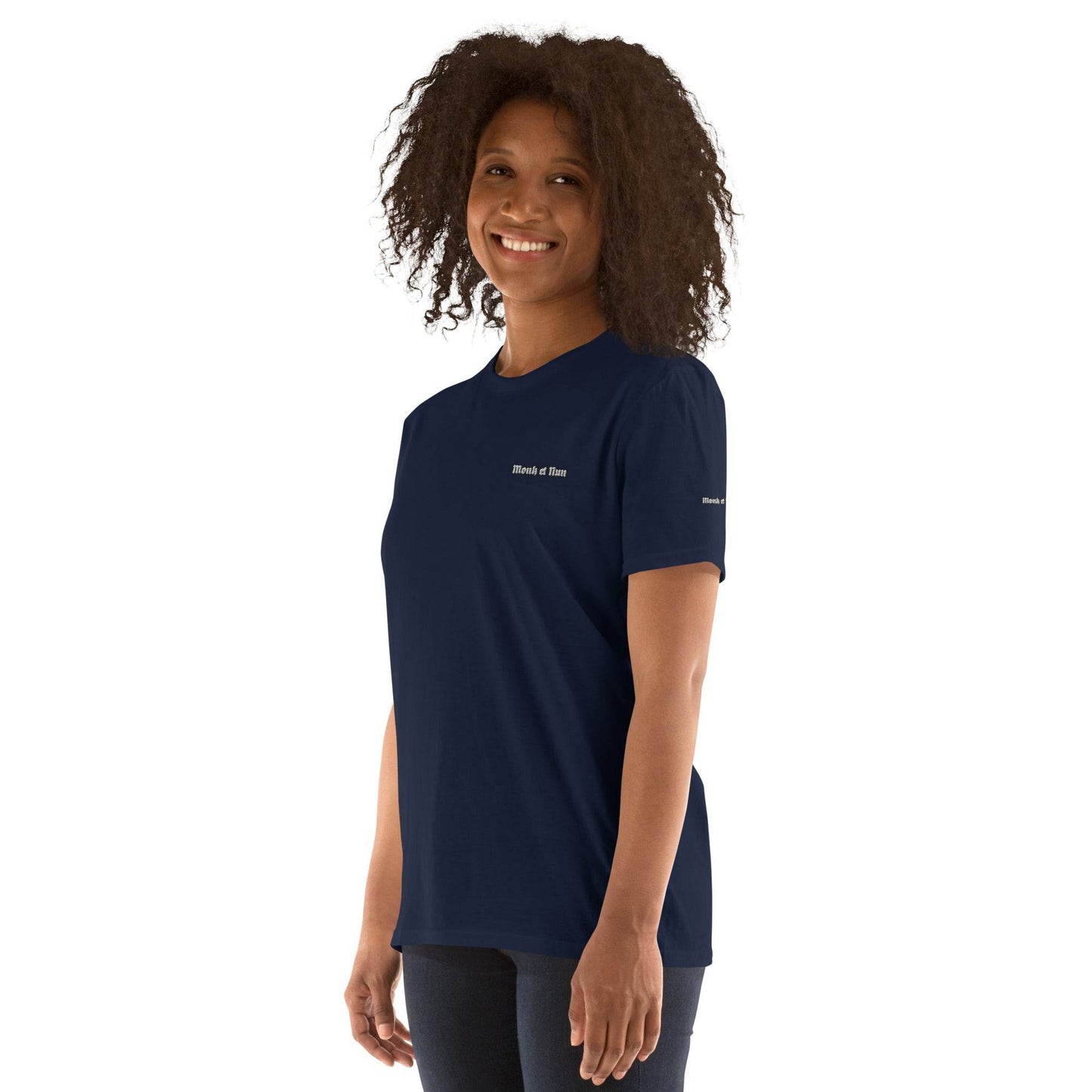 Unisex Short Sleeve 100% ring-spun cotton t-Shirt Design #1 - Monk&Nun UnisexClothing