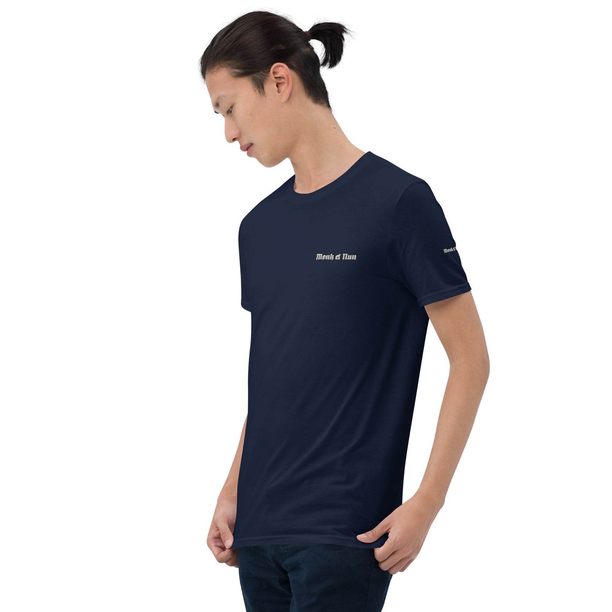 Unisex Short Sleeve 100% ring-spun cotton t-Shirt Design #1 - Monk&Nun UnisexClothing