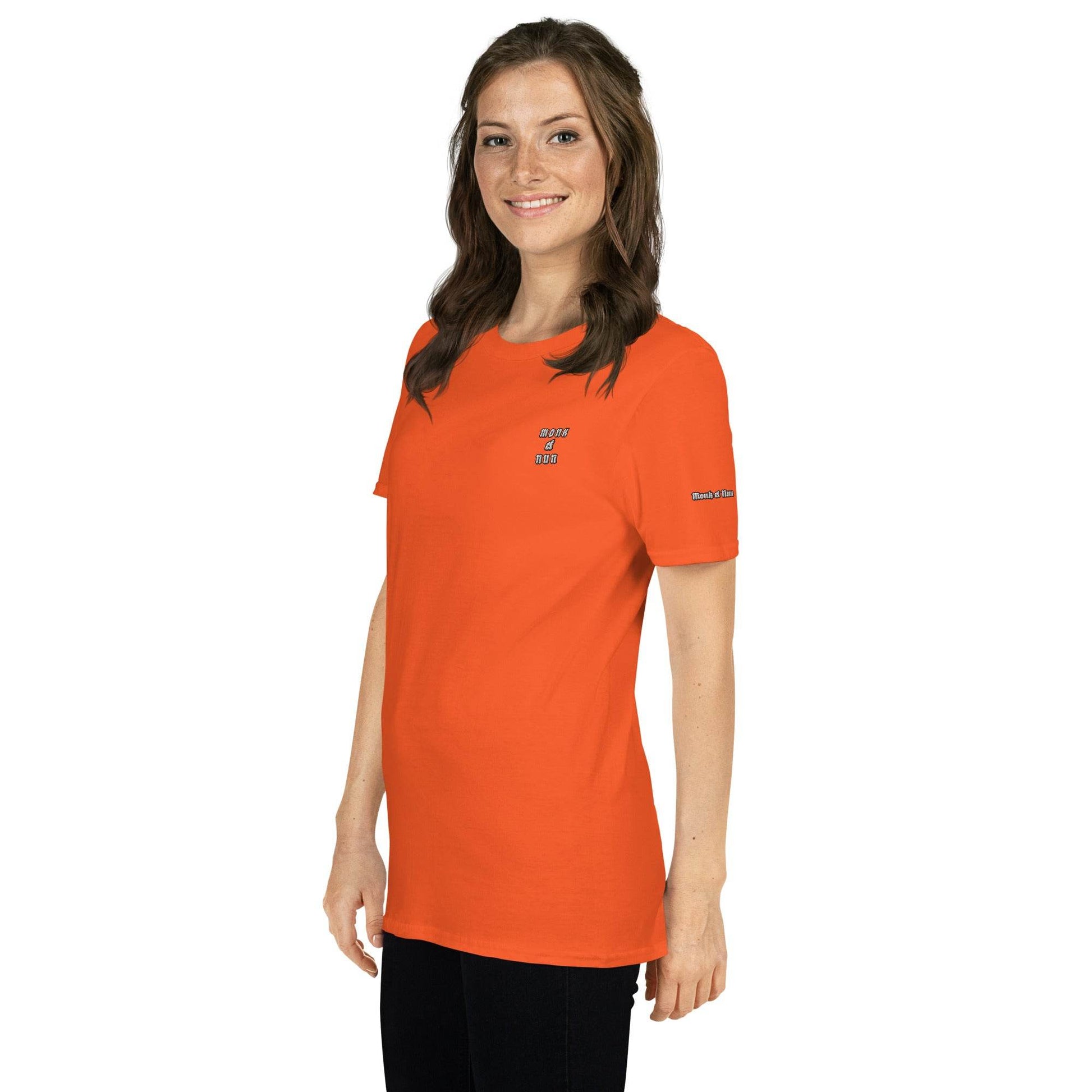 Unisex Short Sleeve 100% ring-spun cotton t-Shirt Always think positive - Monk&Nun UnisexClothing