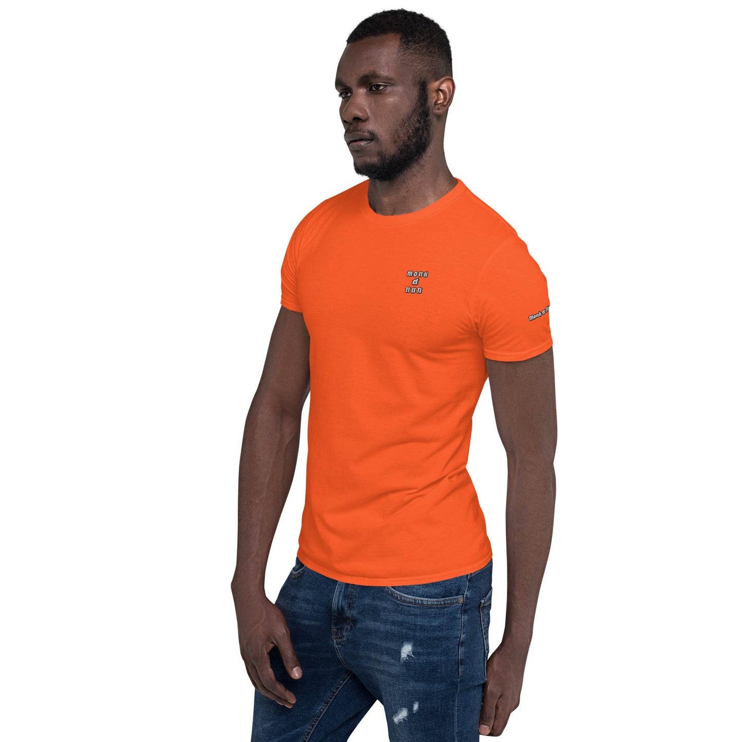 Unisex Short Sleeve 100% ring-spun cotton t-Shirt Always think positive - Monk&Nun UnisexClothing