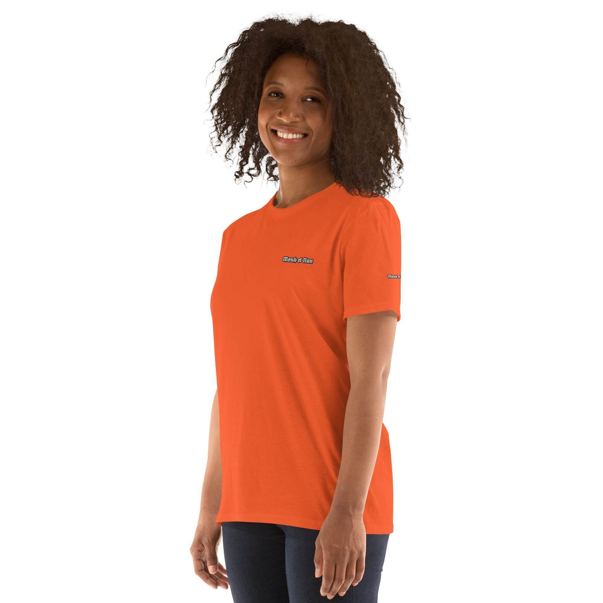 Unisex Short Sleeve 100% ring-spun cotton t-Shirt Design #1 - Monk&Nun UnisexClothing
