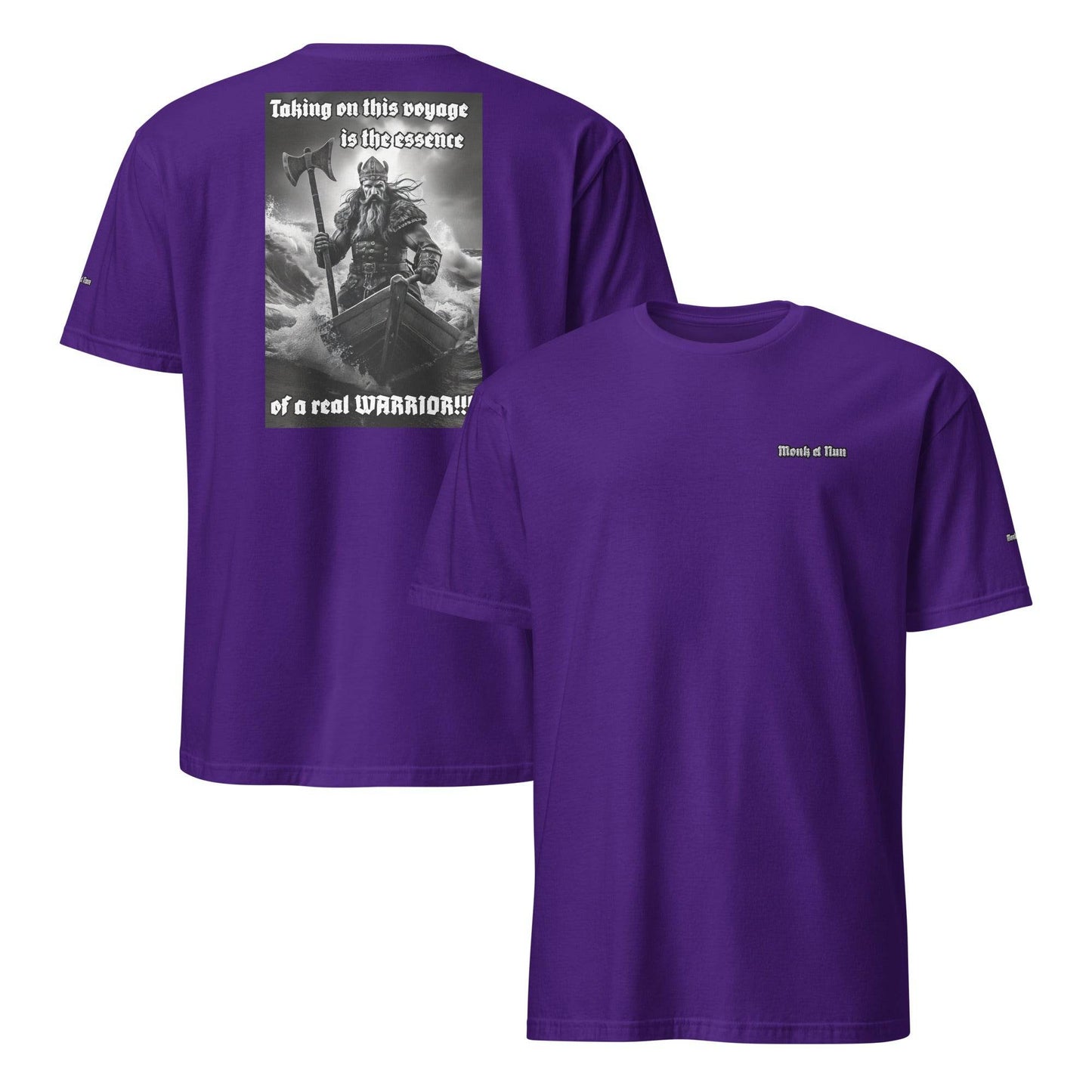 Unisex Short Sleeve 100% ring-spun cotton t-Shirt Design #12 - Monk&Nun UnisexClothing