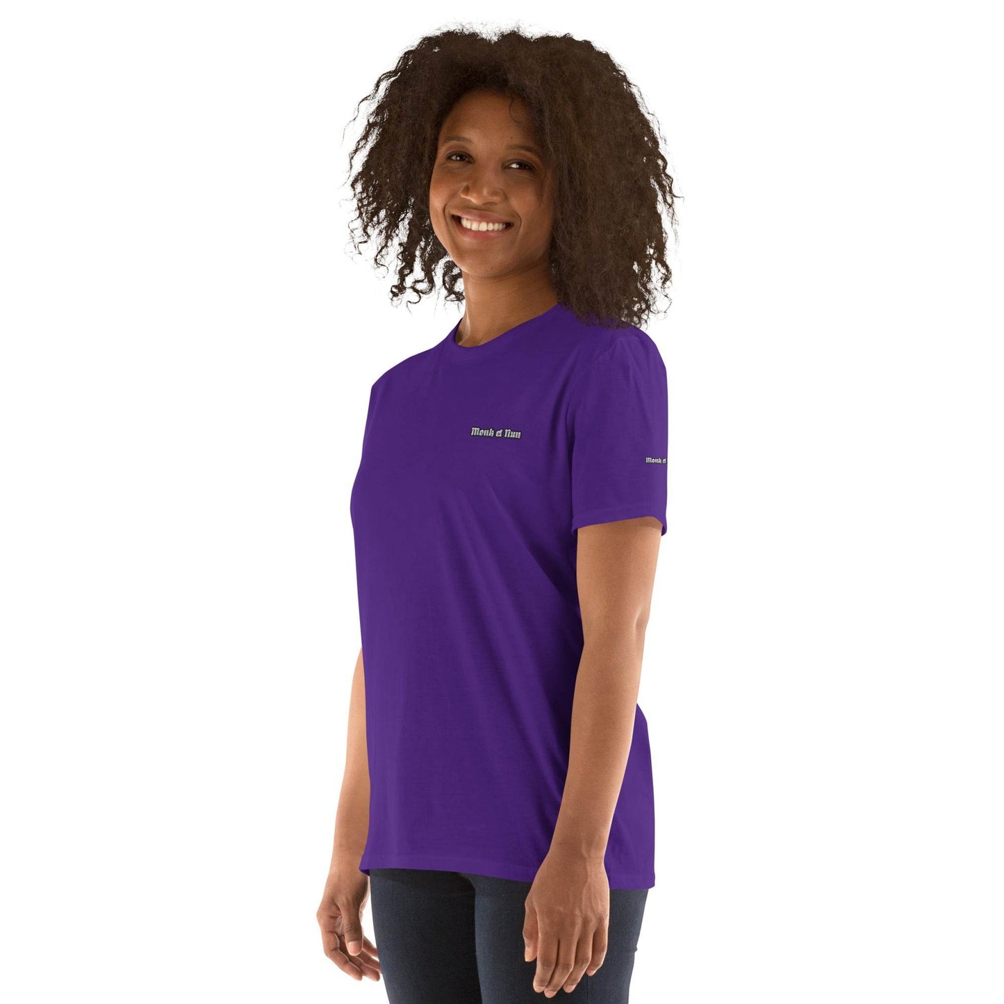 Unisex Short Sleeve 100% ring-spun cotton t-Shirt Design #1 - Monk&Nun UnisexClothing
