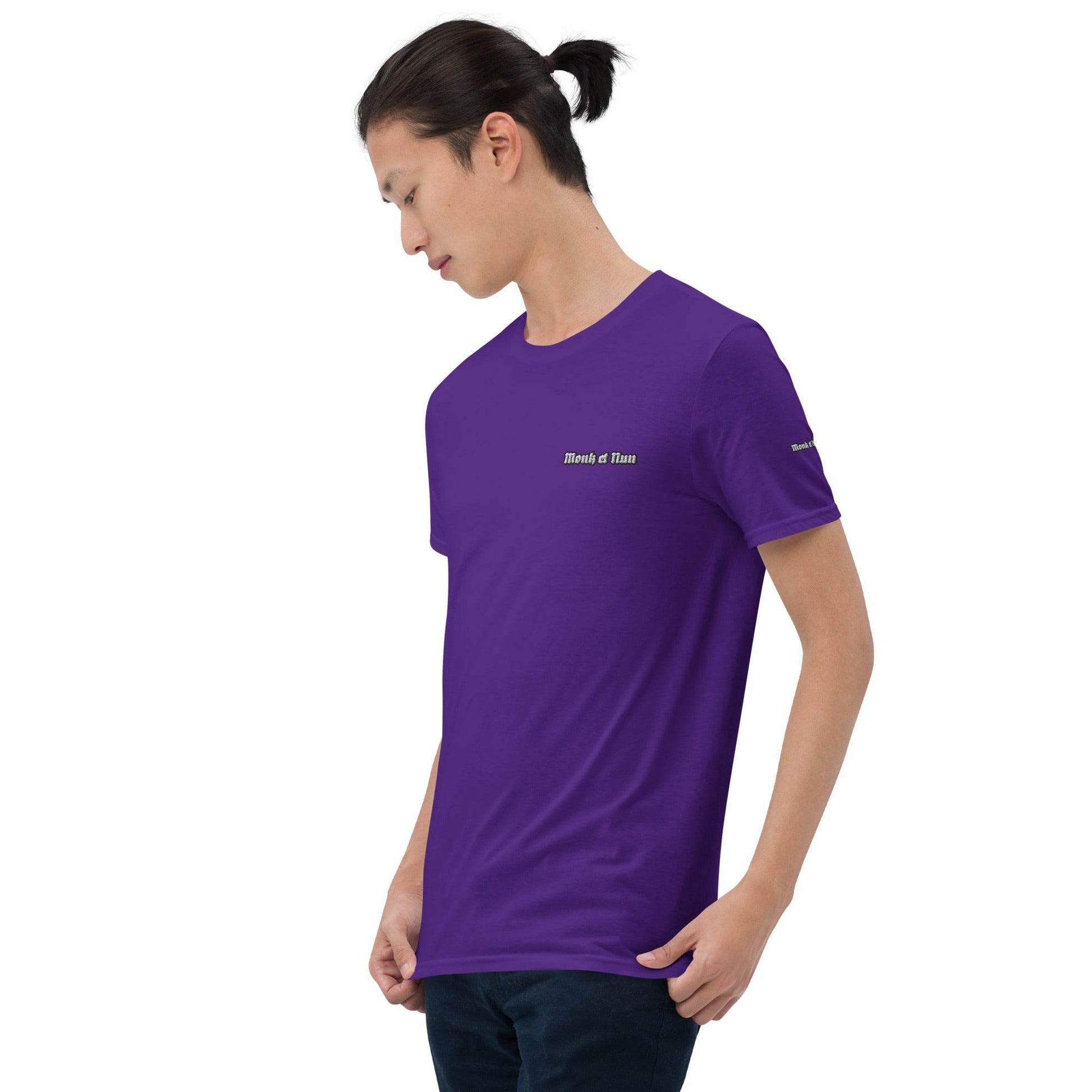 Unisex Short Sleeve 100% ring-spun cotton t-Shirt Design #1 - Monk&Nun UnisexClothing