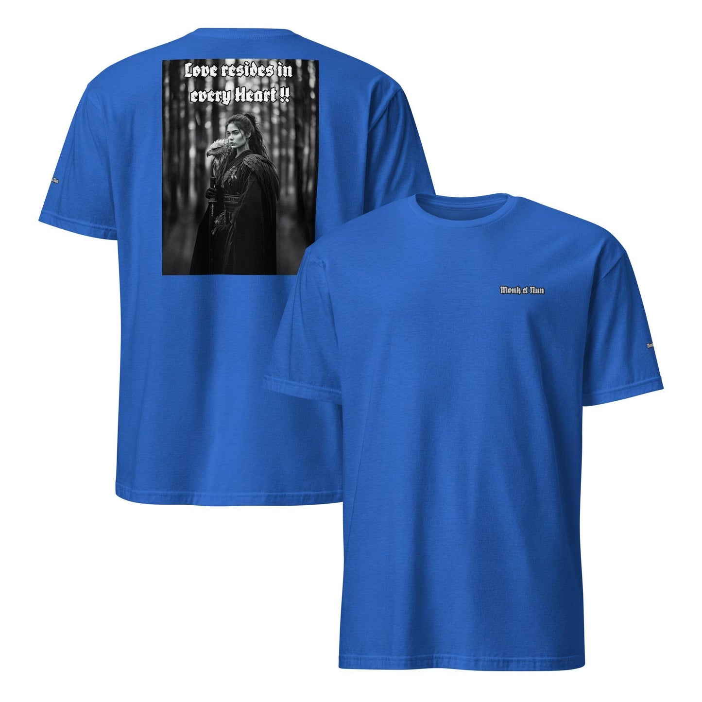 Unisex Short Sleeve 100% ring-spun cotton t-Shirt Design #1 - Monk&Nun UnisexClothing