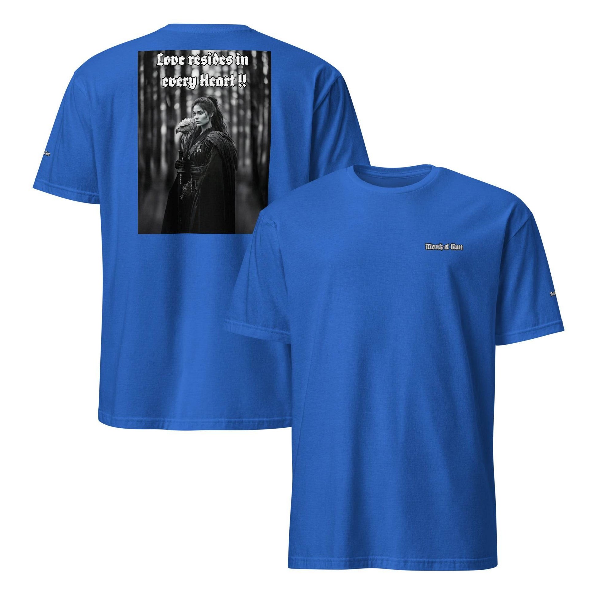 Unisex Short Sleeve 100% ring-spun cotton t-Shirt Design #1 - Monk&Nun UnisexClothing