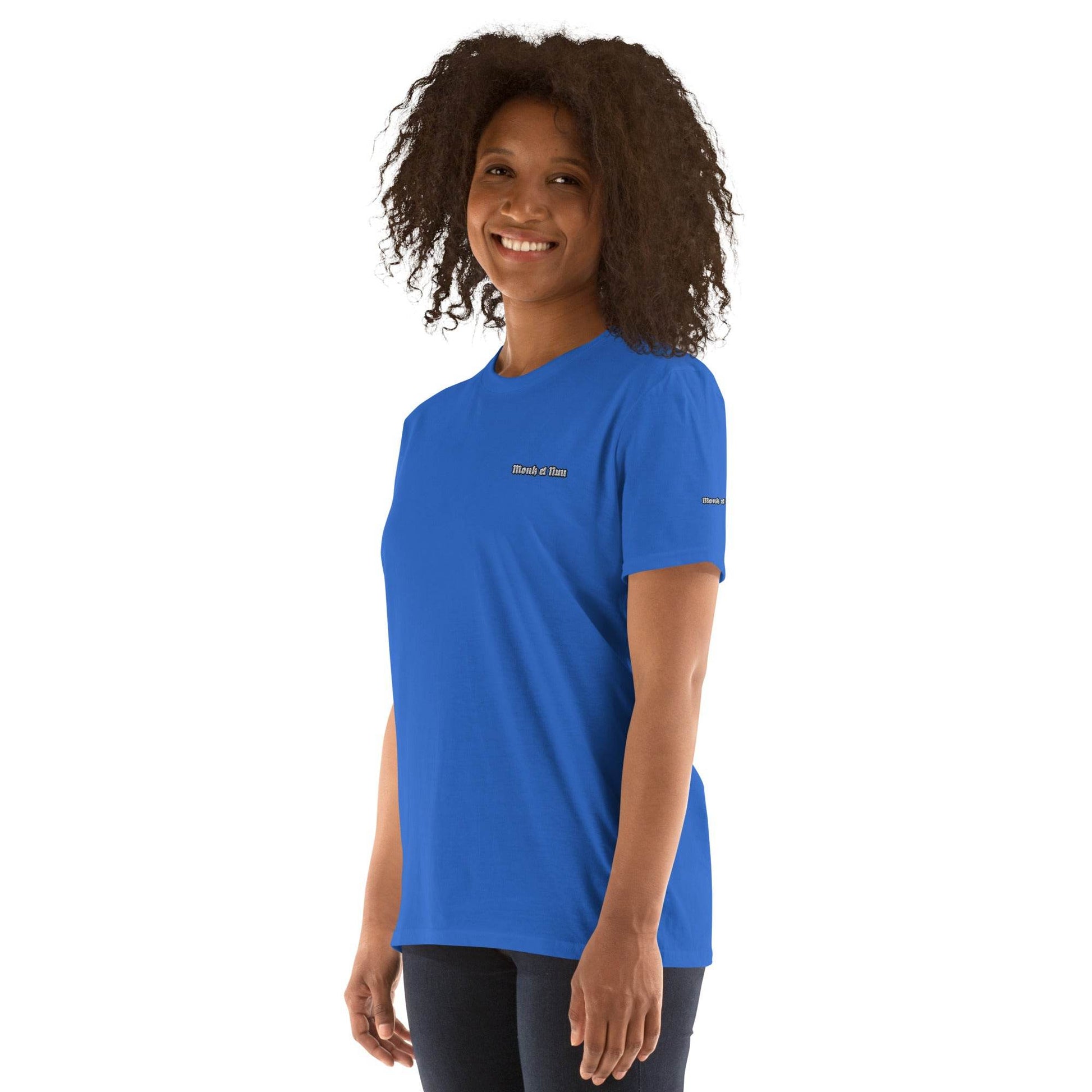 Unisex Short Sleeve 100% ring-spun cotton t-Shirt Design #1 - Monk&Nun UnisexClothing