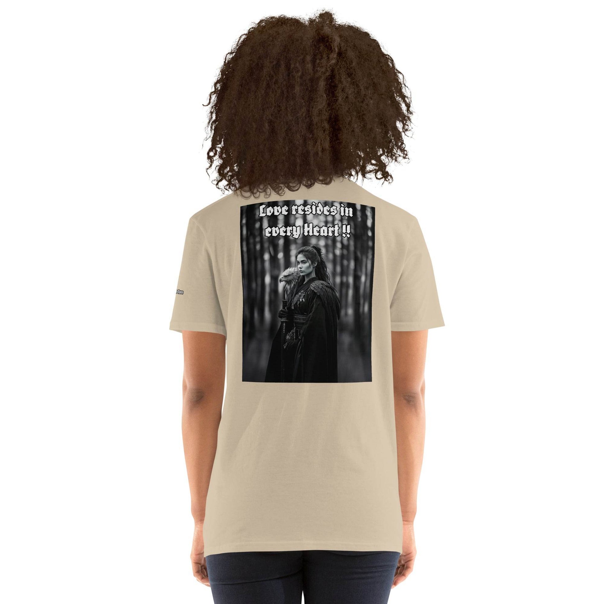 Unisex Short Sleeve 100% ring-spun cotton t-Shirt Design #1 - Monk&Nun UnisexClothing