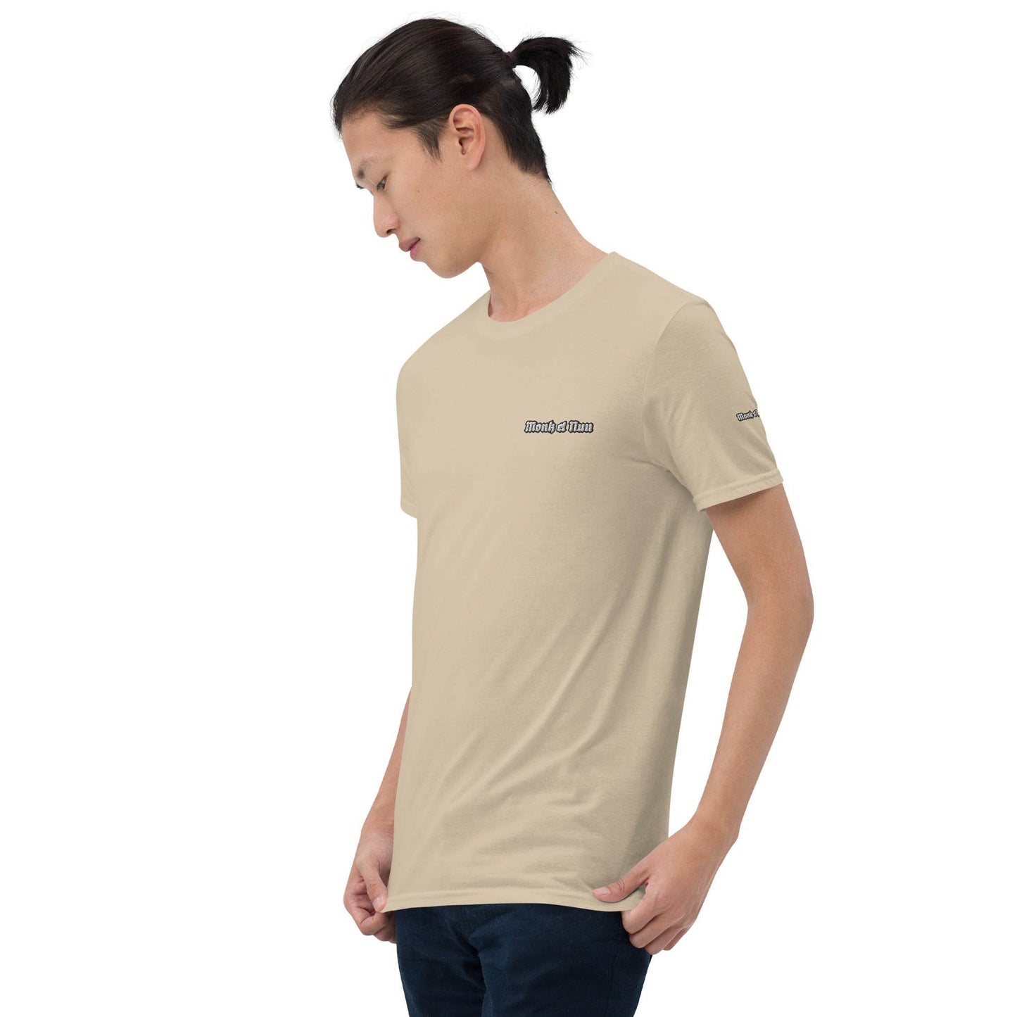 Unisex Short Sleeve 100% ring-spun cotton t-Shirt Design #1 - Monk&Nun UnisexClothing