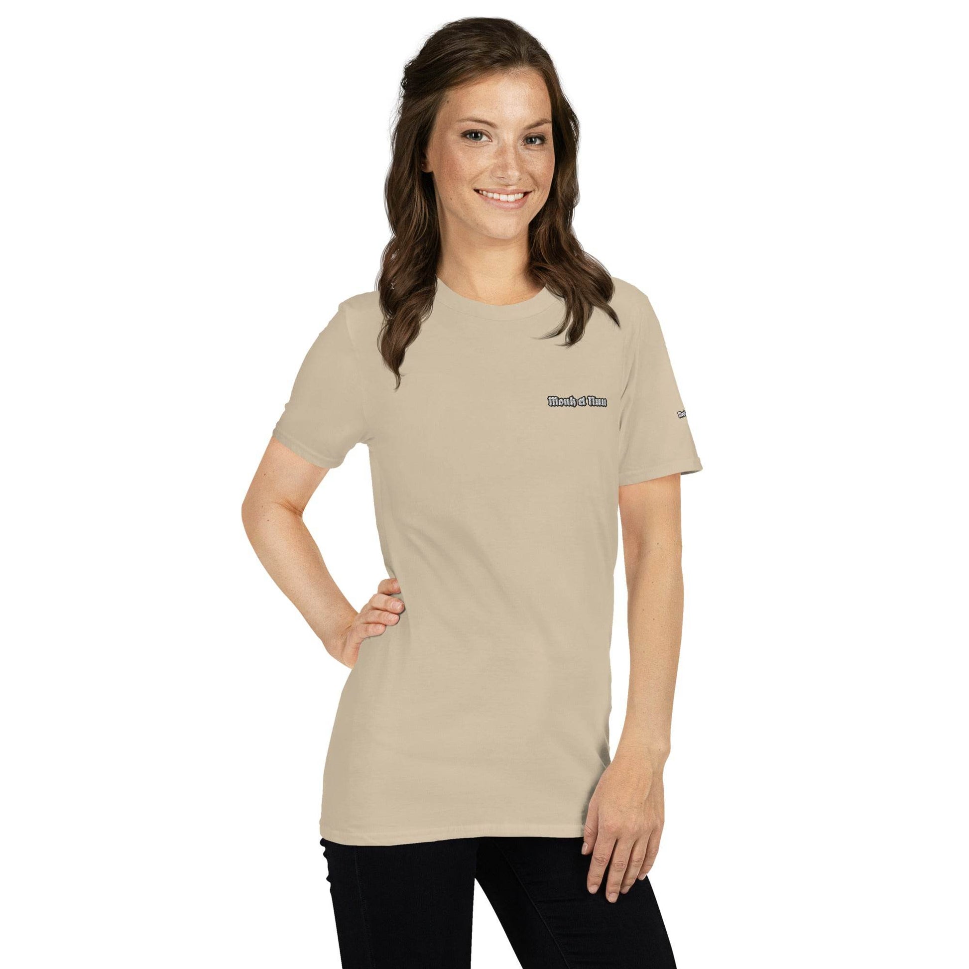 Unisex Short Sleeve 100% ring-spun cotton t-Shirt Design #12 - Monk&Nun UnisexClothing