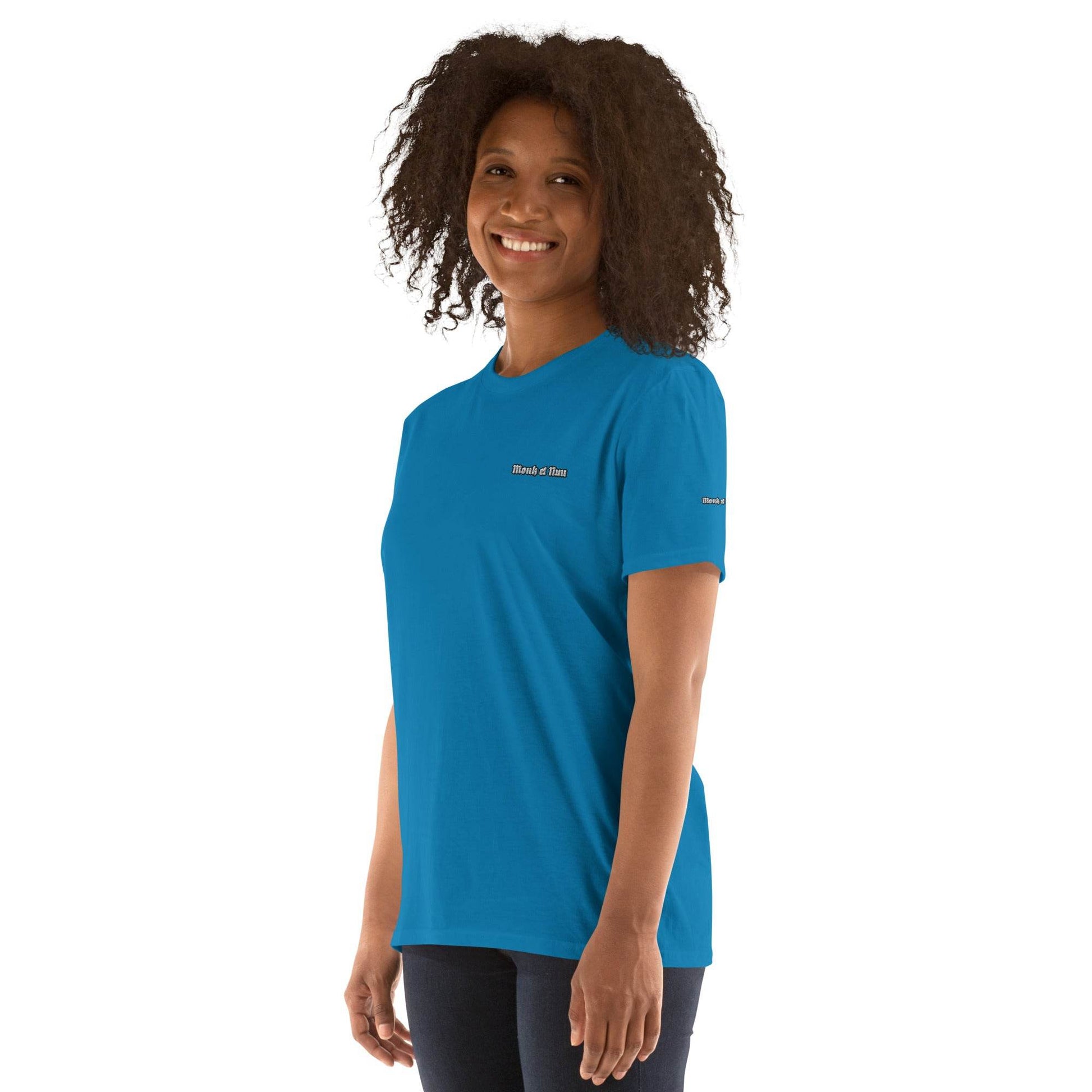 Unisex Short Sleeve 100% ring-spun cotton t-Shirt Design #1 - Monk&Nun UnisexClothing