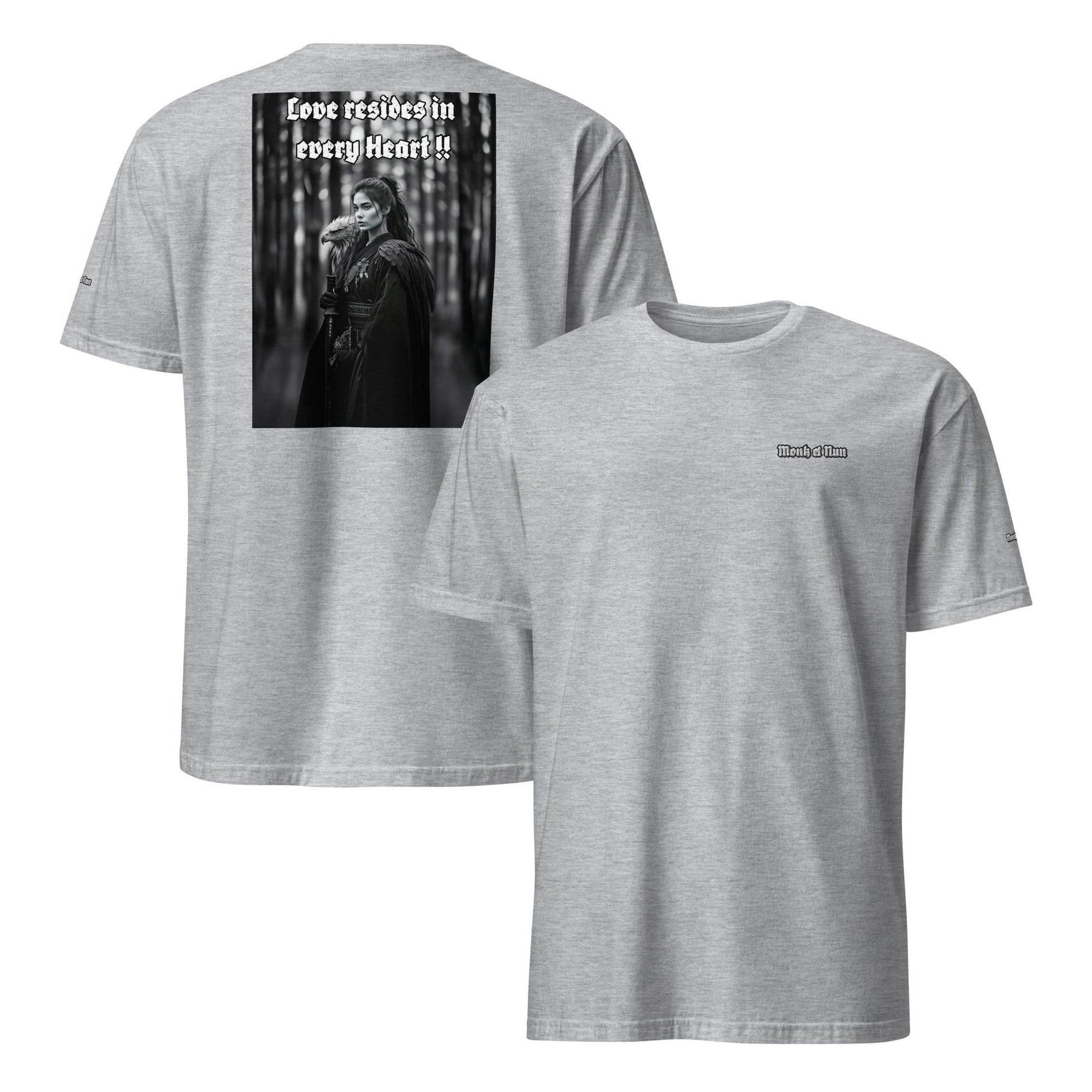 Unisex Short Sleeve 100% ring-spun cotton t-Shirt Design #1 - Monk&Nun UnisexClothing