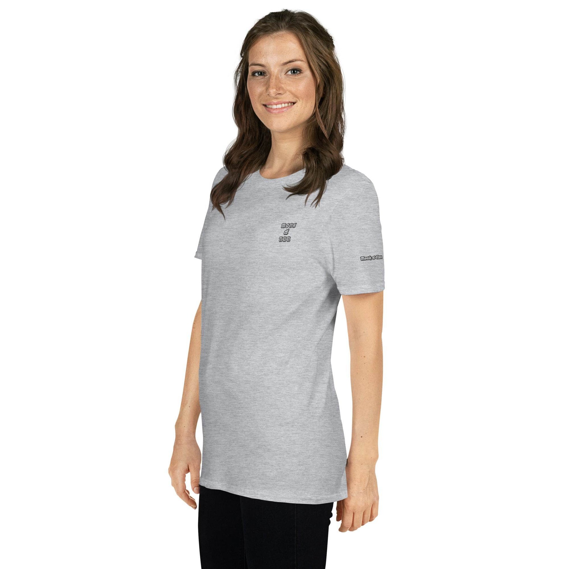 Unisex Short Sleeve 100% ring-spun cotton t-Shirt Always think positive - Monk&Nun UnisexClothing