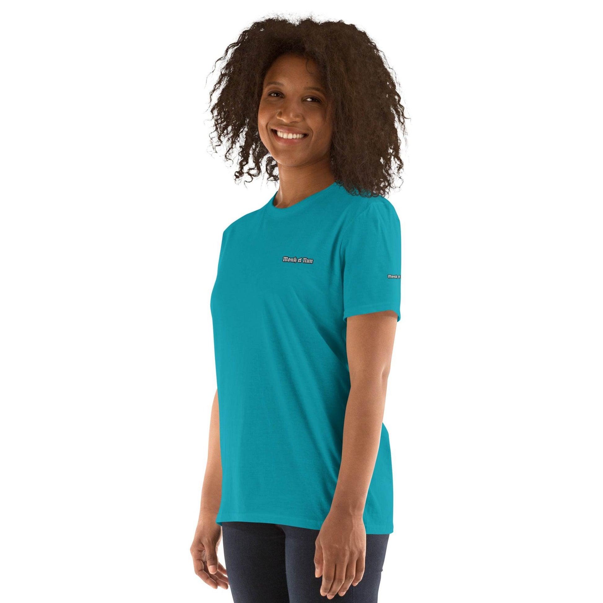 Unisex Short Sleeve 100% ring-spun cotton t-Shirt Design #1 - Monk&Nun UnisexClothing