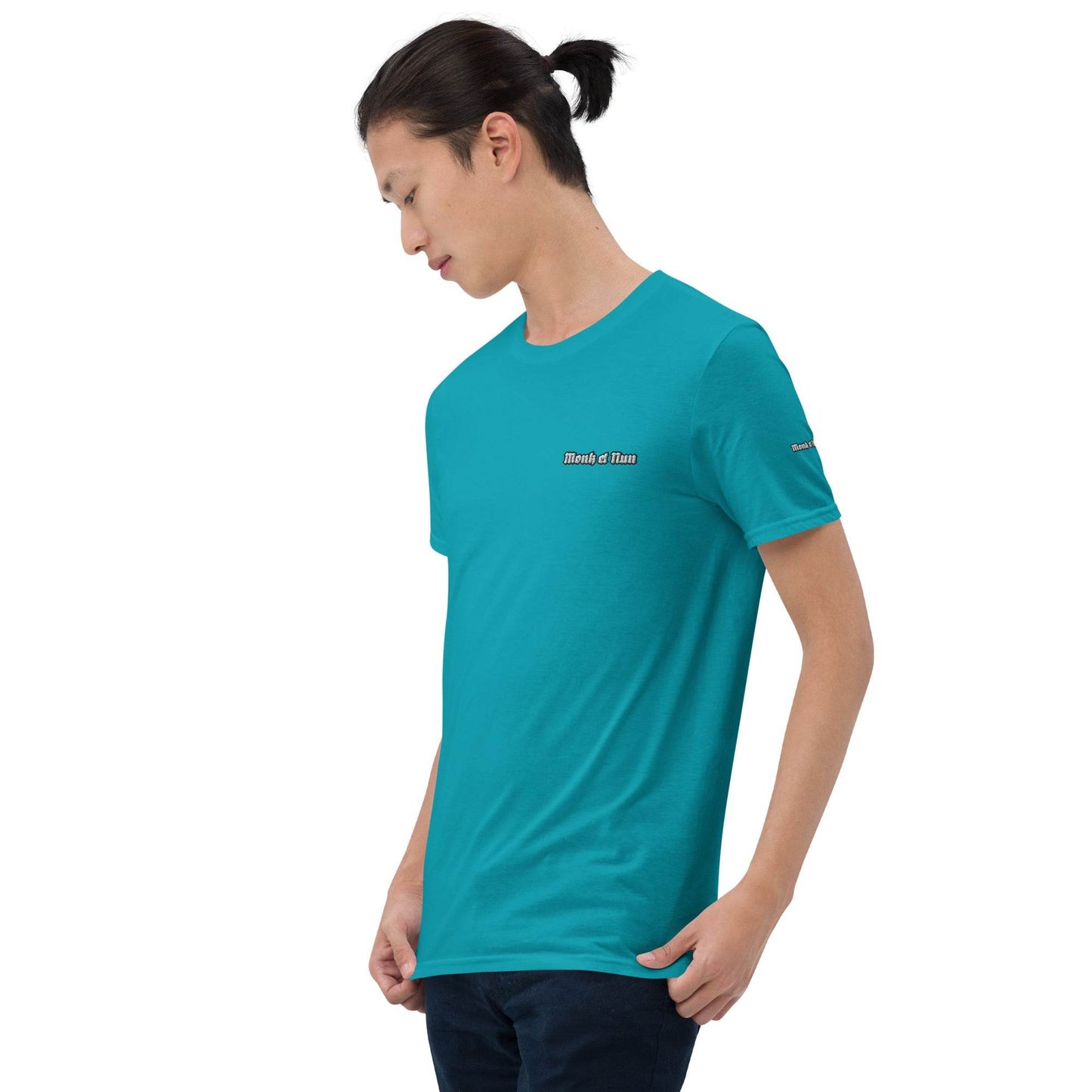 Unisex Short Sleeve 100% ring-spun cotton t-Shirt Design #1 - Monk&Nun UnisexClothing