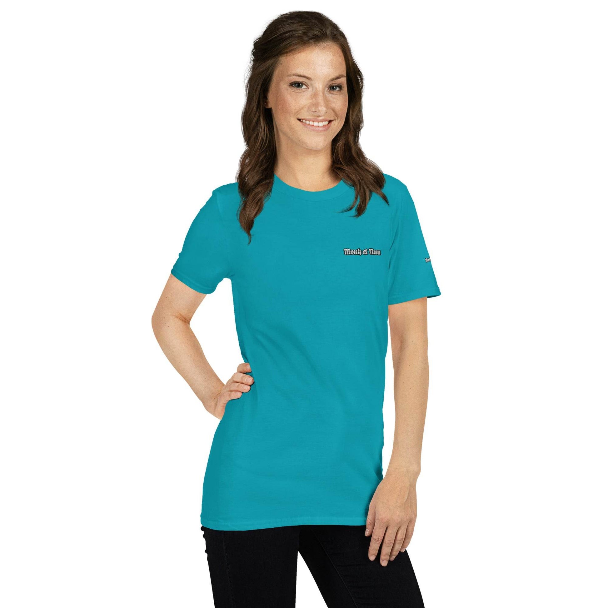 Unisex Short Sleeve 100% ring-spun cotton t-Shirt Design #12 - Monk&Nun UnisexClothing